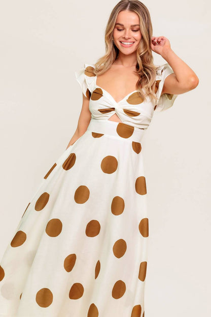 MOJITO MOOD WOVEN MIDI DRESS