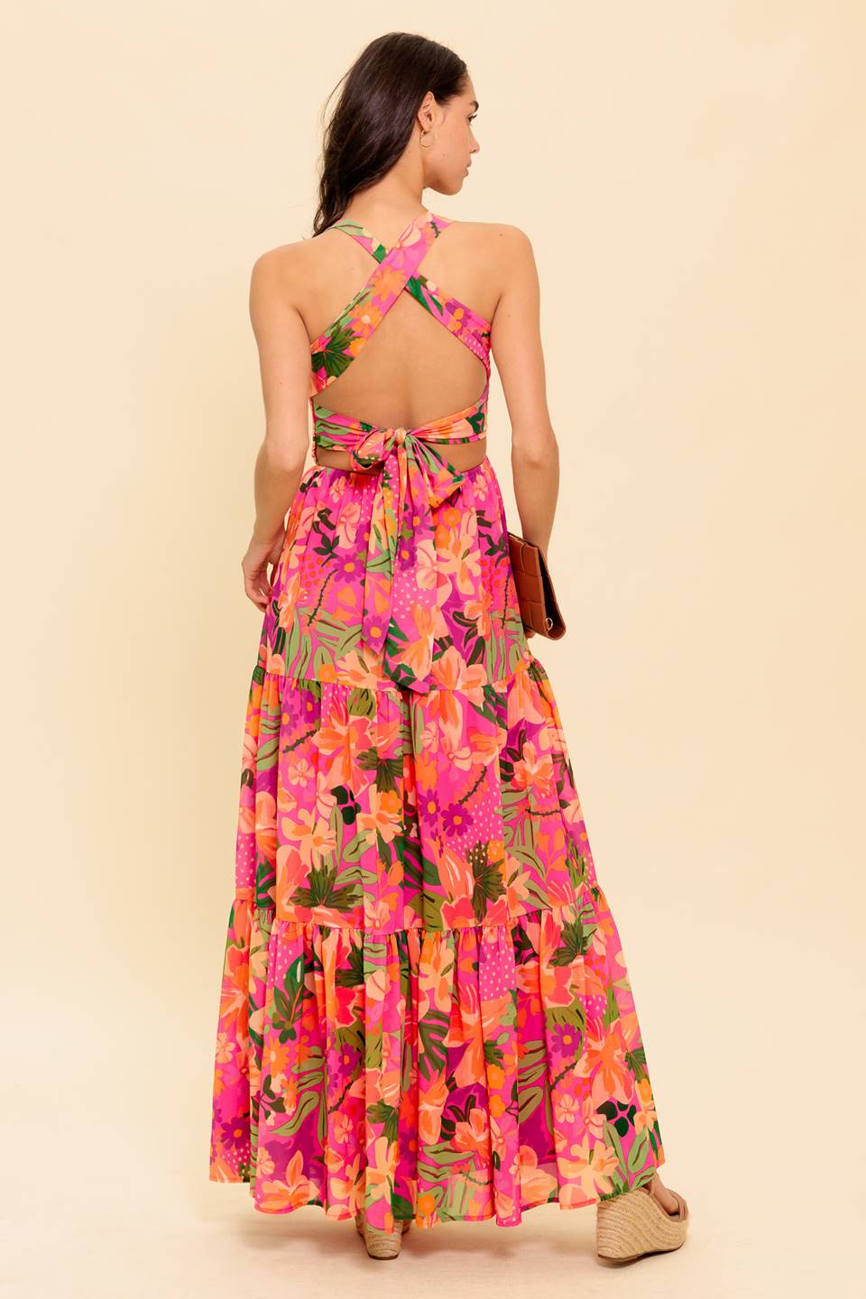 SUNRISE SOIREE WOVEN MAXI DRESS Flying Tomato