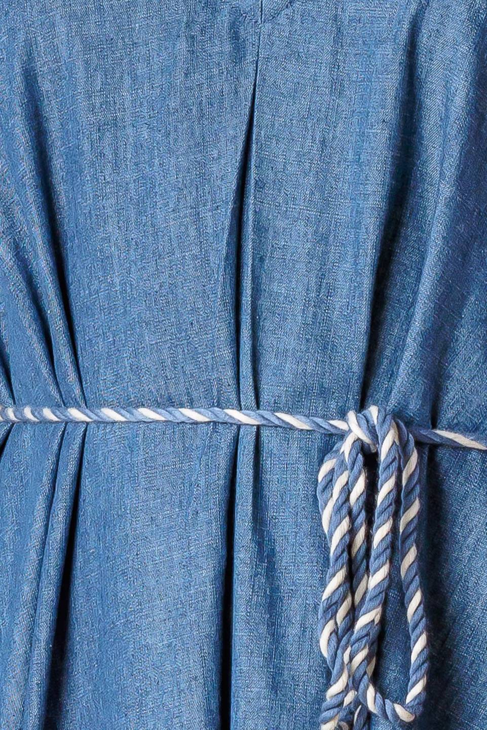 HEARTFELT MOMENT DENIM MIDI DRESS Flying Tomato