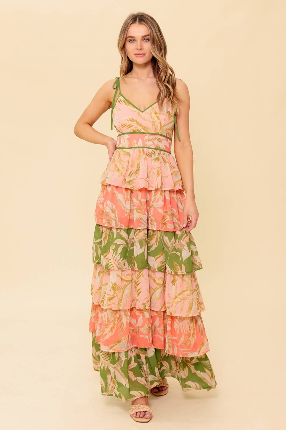 FEELS LIKE HOME WOVEN MAXI DRESS Flying Tomato