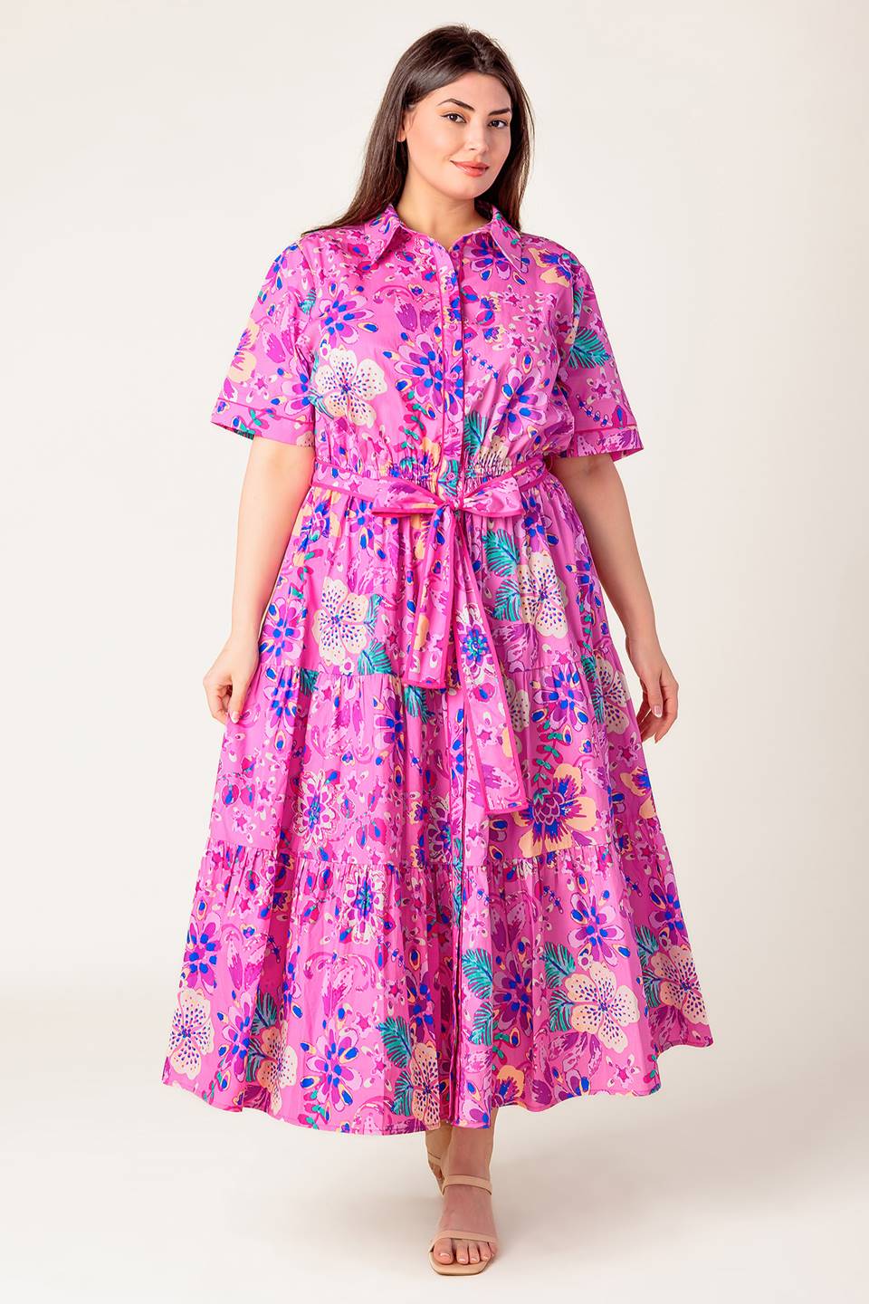 CELESTIAL SKIES WOVEN MIDI DRESS Flying Tomato