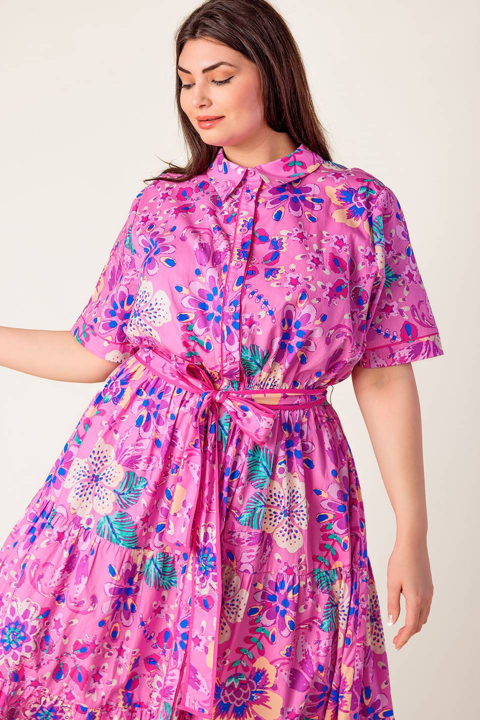 CELESTIAL SKIES WOVEN MIDI DRESS Flying Tomato