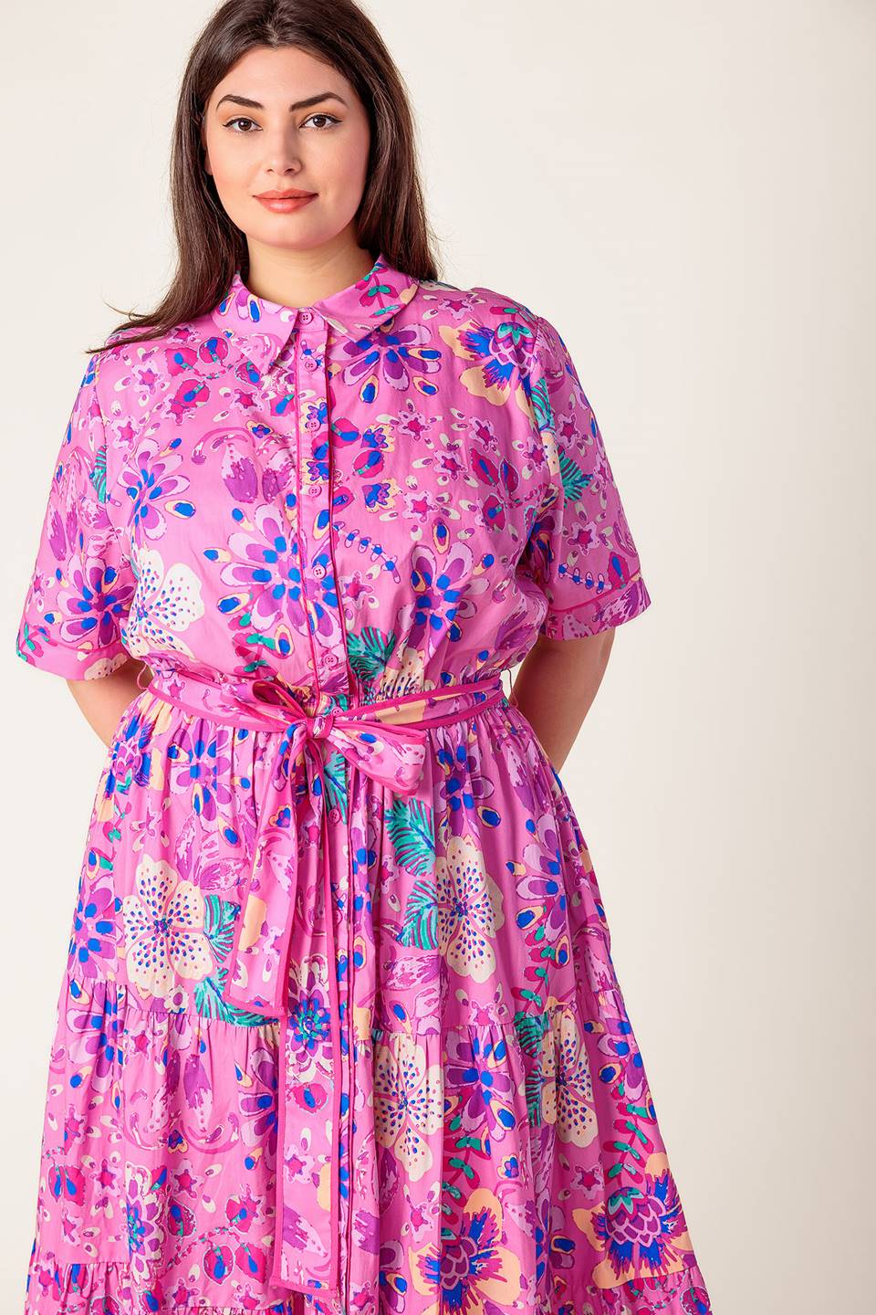 CELESTIAL SKIES WOVEN MIDI DRESS Flying Tomato