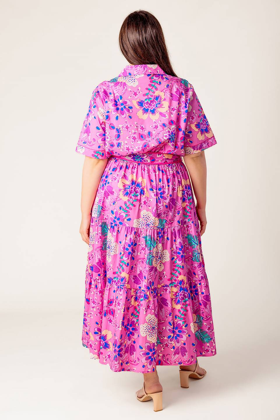 CELESTIAL SKIES WOVEN MIDI DRESS Flying Tomato