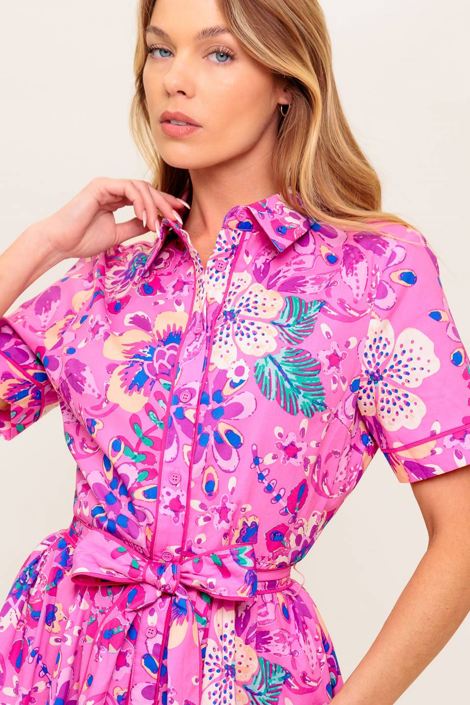 CELESTIAL SKIES WOVEN MIDI DRESS Flying Tomato