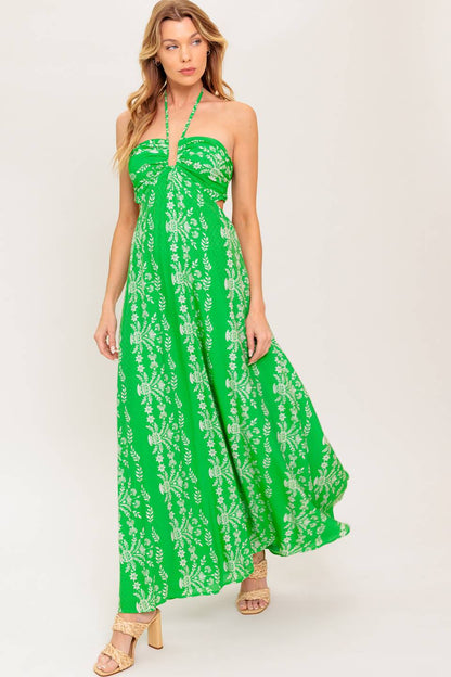 MY LOVE LANGUAGE WOVEN MAXI DRESS