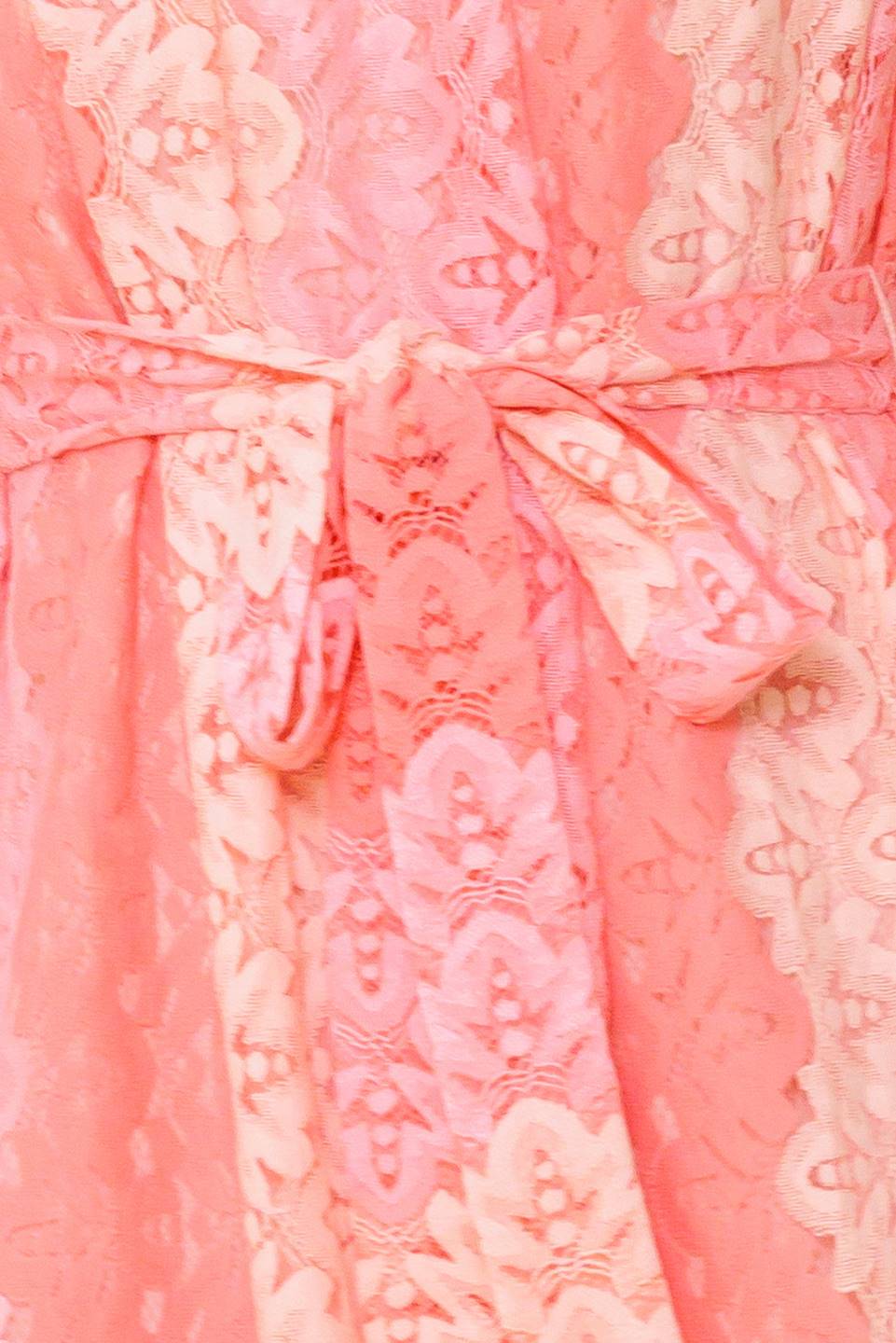 TAILOR MADE FOR YOU WOVEN LACE MIDI DRESS Flying Tomato