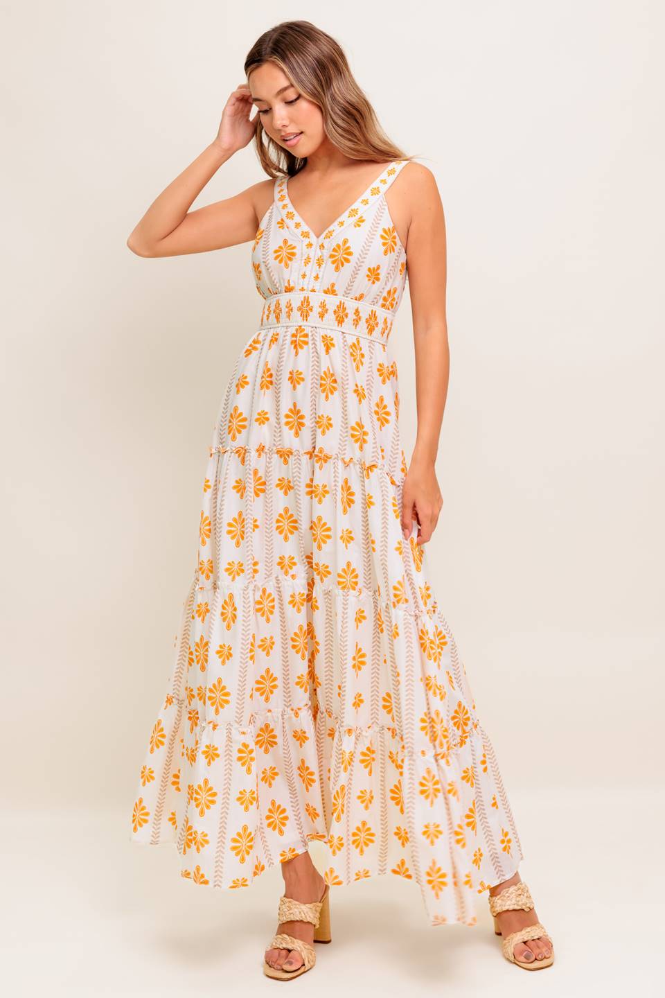 DAILY DELIGHT WOVEN MAXI DRESS Flying Tomato