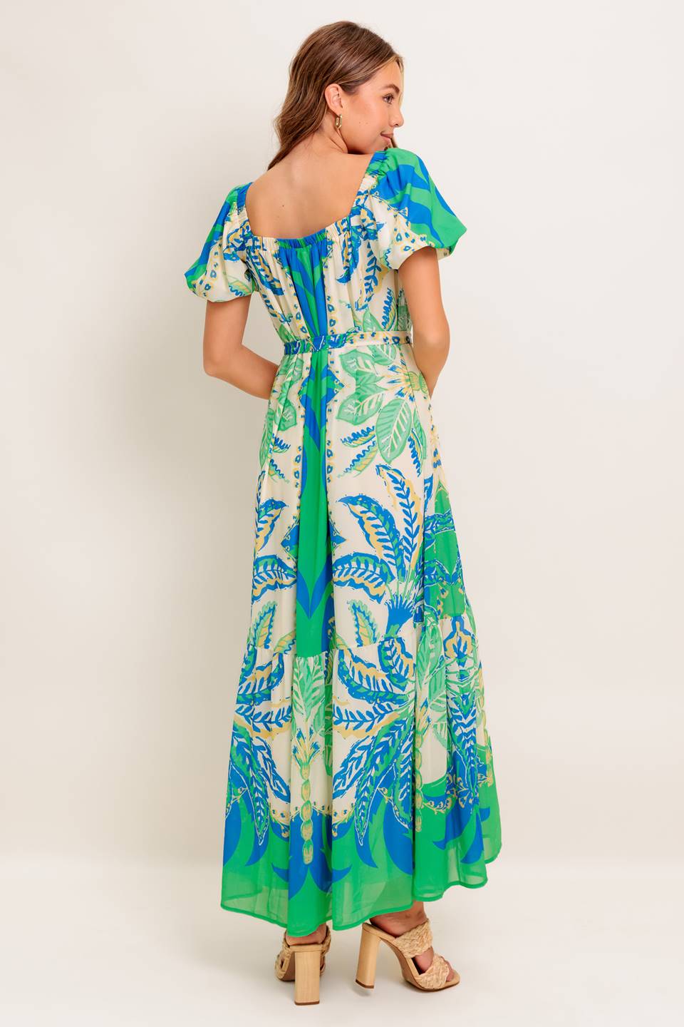 PALM SPRING NIGHTS WOVEN MAXI DRESS Flying Tomato