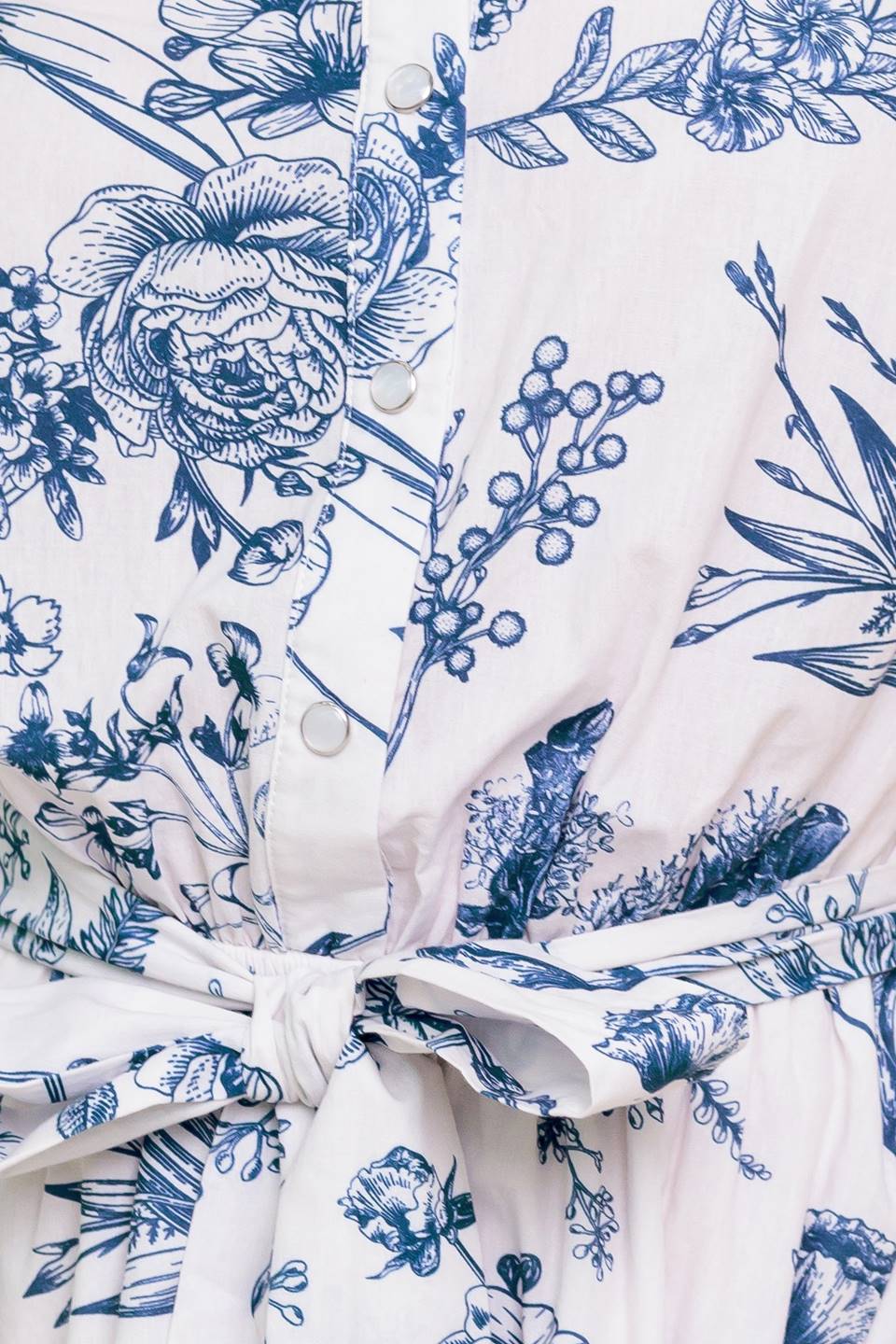 WILDFLOWER ROMANCE WOVEN MINI SHIRT DRESS Flying Tomato