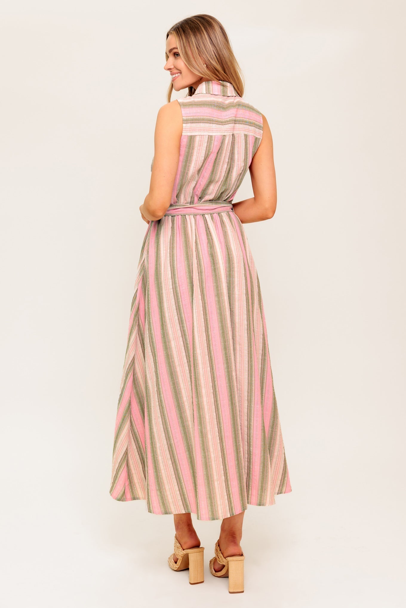 WIND ON MY SKIN WOVEN MIDI DRESS Flying Tomato