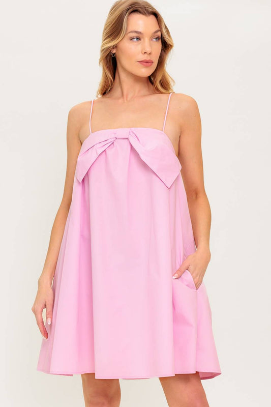 INVESTED IN YOU WOVEN MINI DRESS Flying Tomato