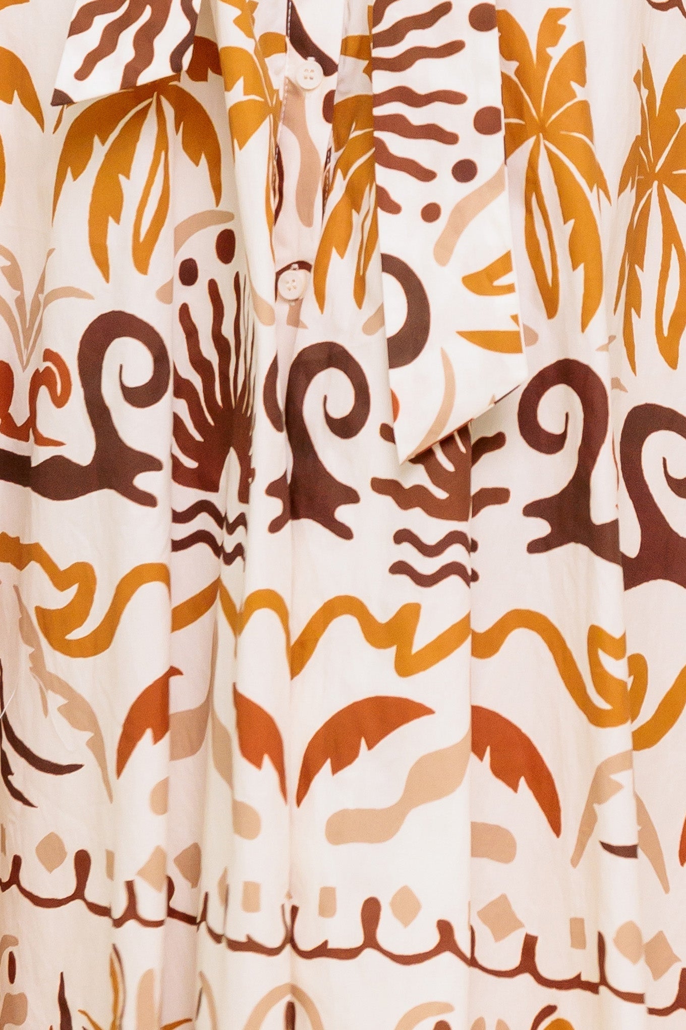 TROPICANA SUNSET WOVEN MIDI DRESS Flying Tomato