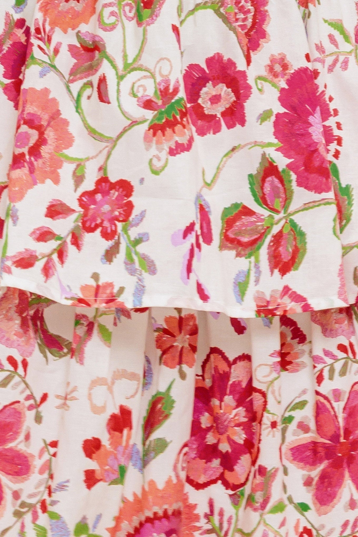 FLORAL RHAPSODY WOVEN MAXI DRESS Flying Tomato