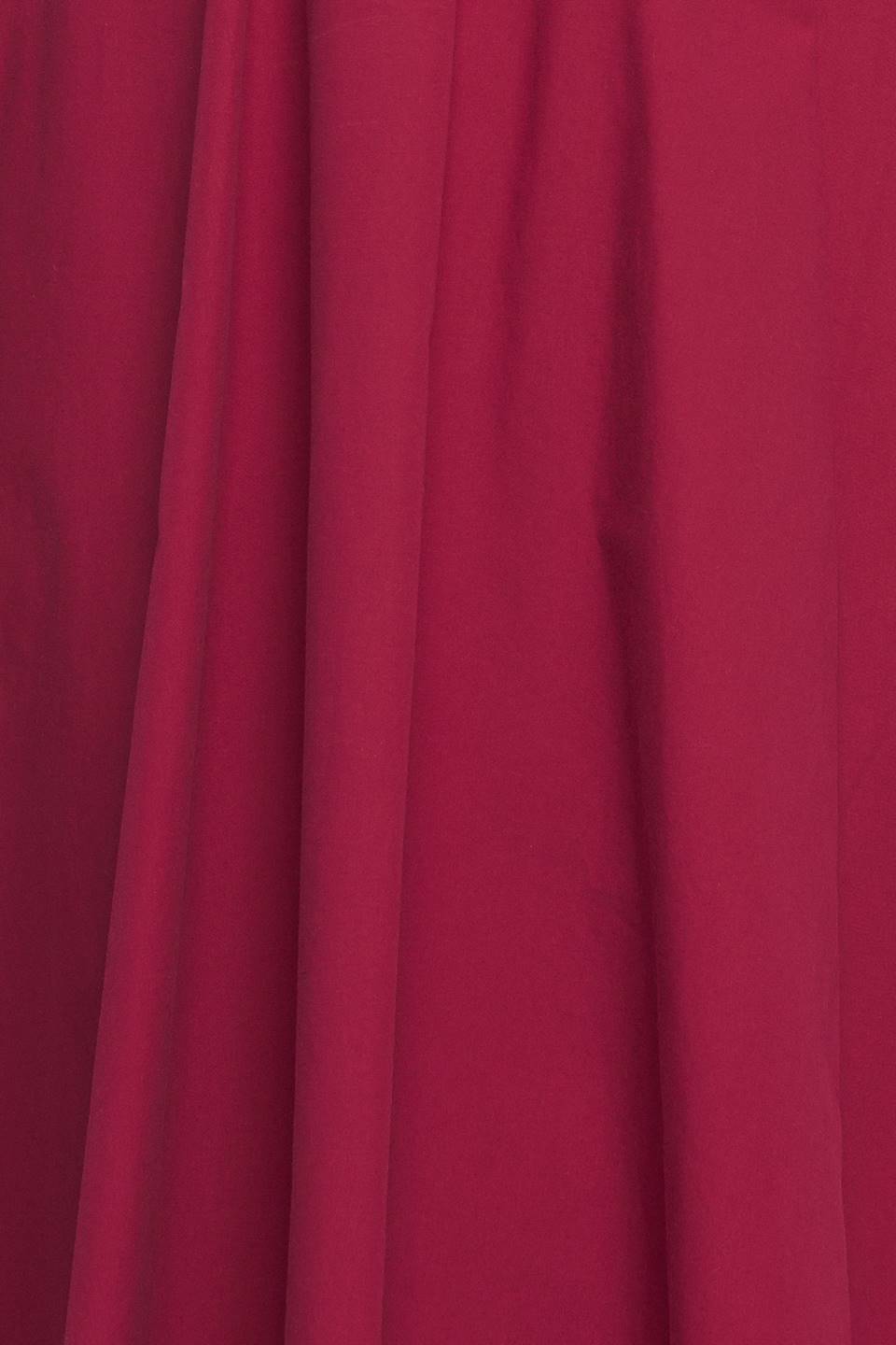 CRIMSON ROMANCE WOVEN MIDI DRESS Flying Tomato