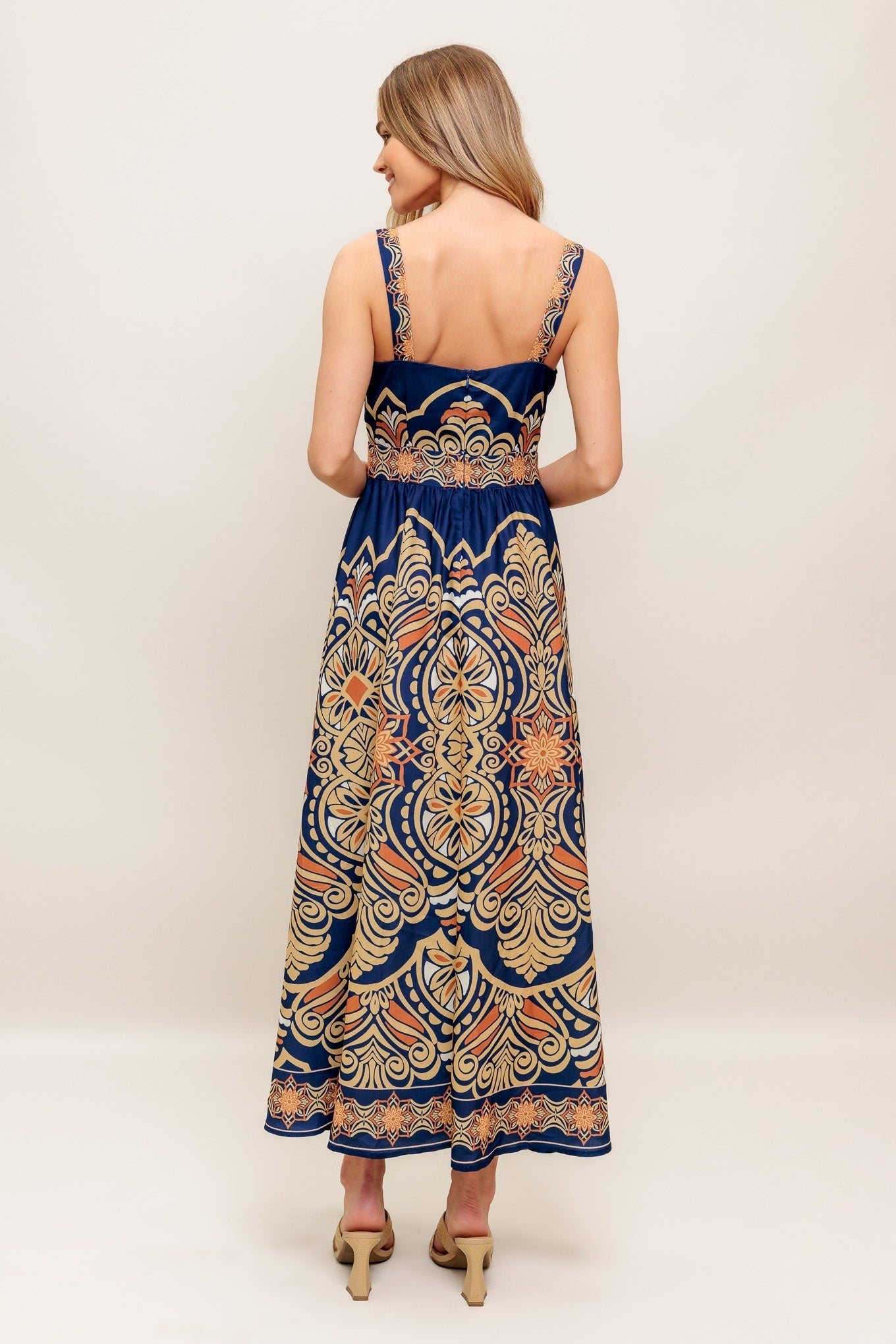 SAHARA DREAMS WOVEN MIDI DRESS Flying Tomato