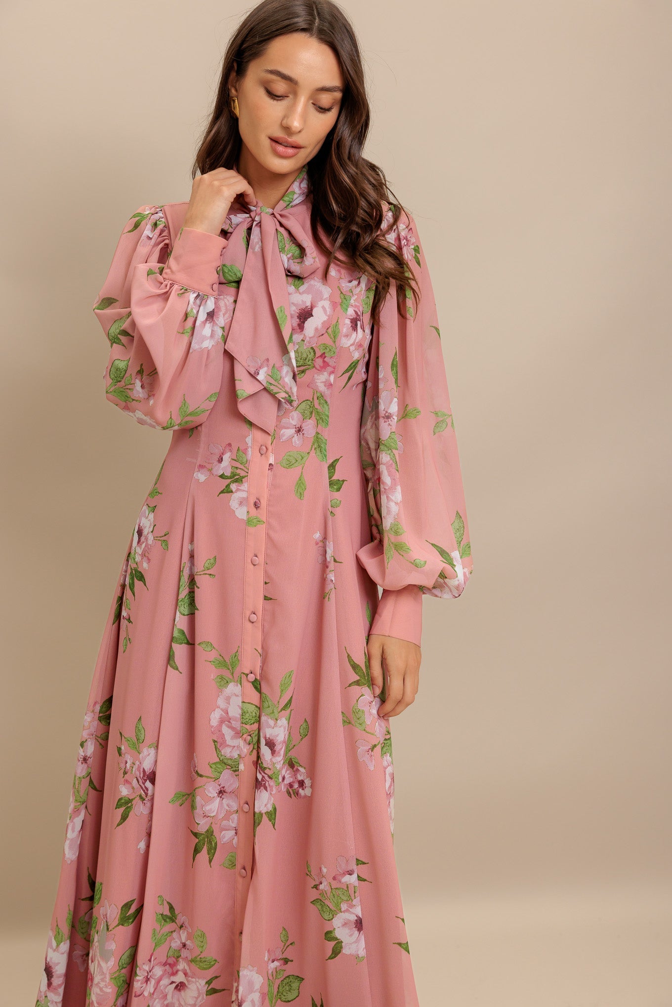 BLUSH BOTANICA WOVEN MIDI DRESS Flying Tomato