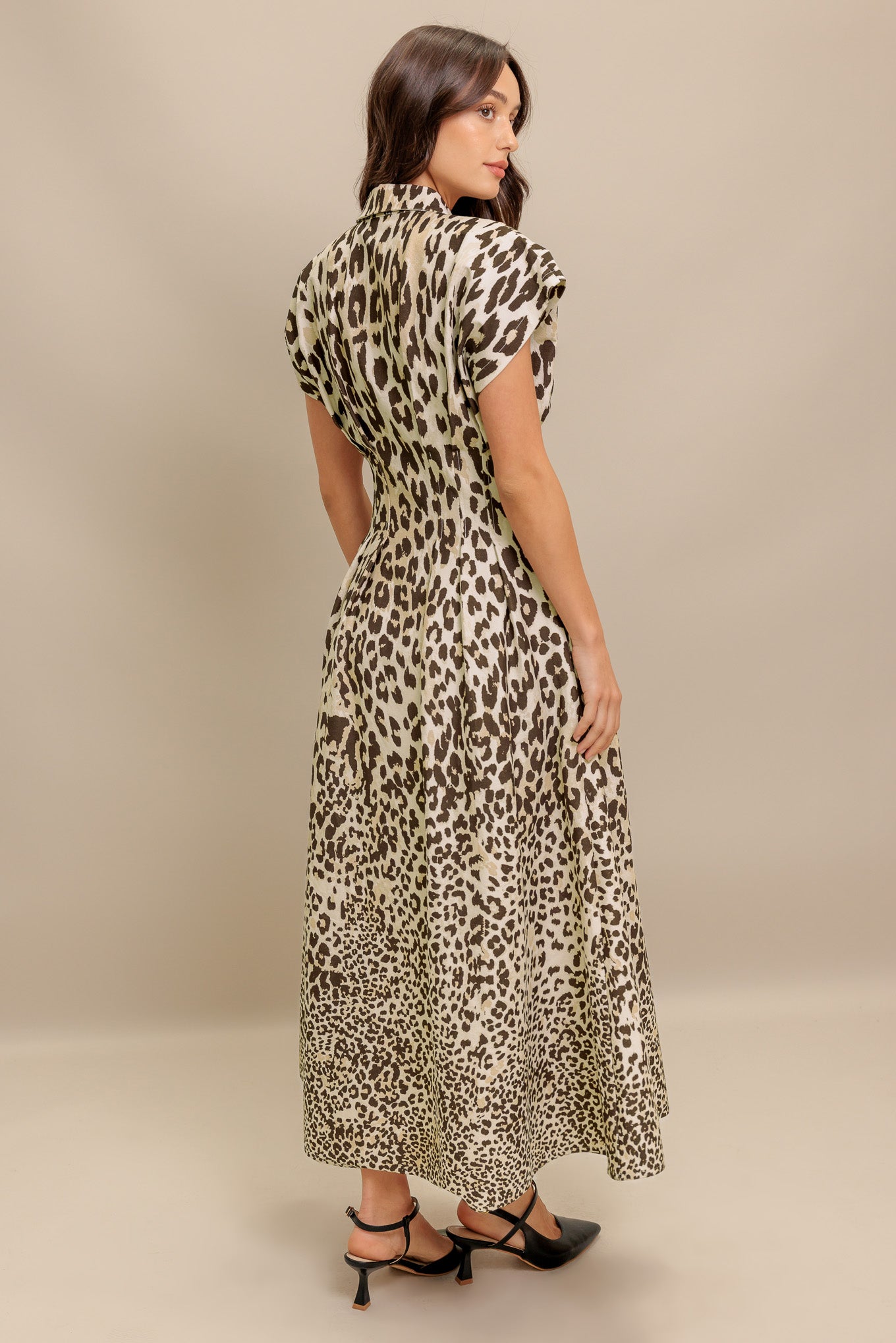 ROAR MODE WOVEN MIDI DRESS Flying Tomato