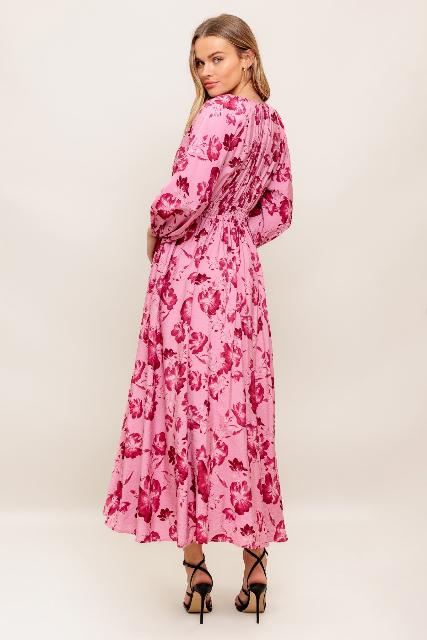 HONEY BUN MOUVE WOVEN MIDI DRESS Flying Tomato