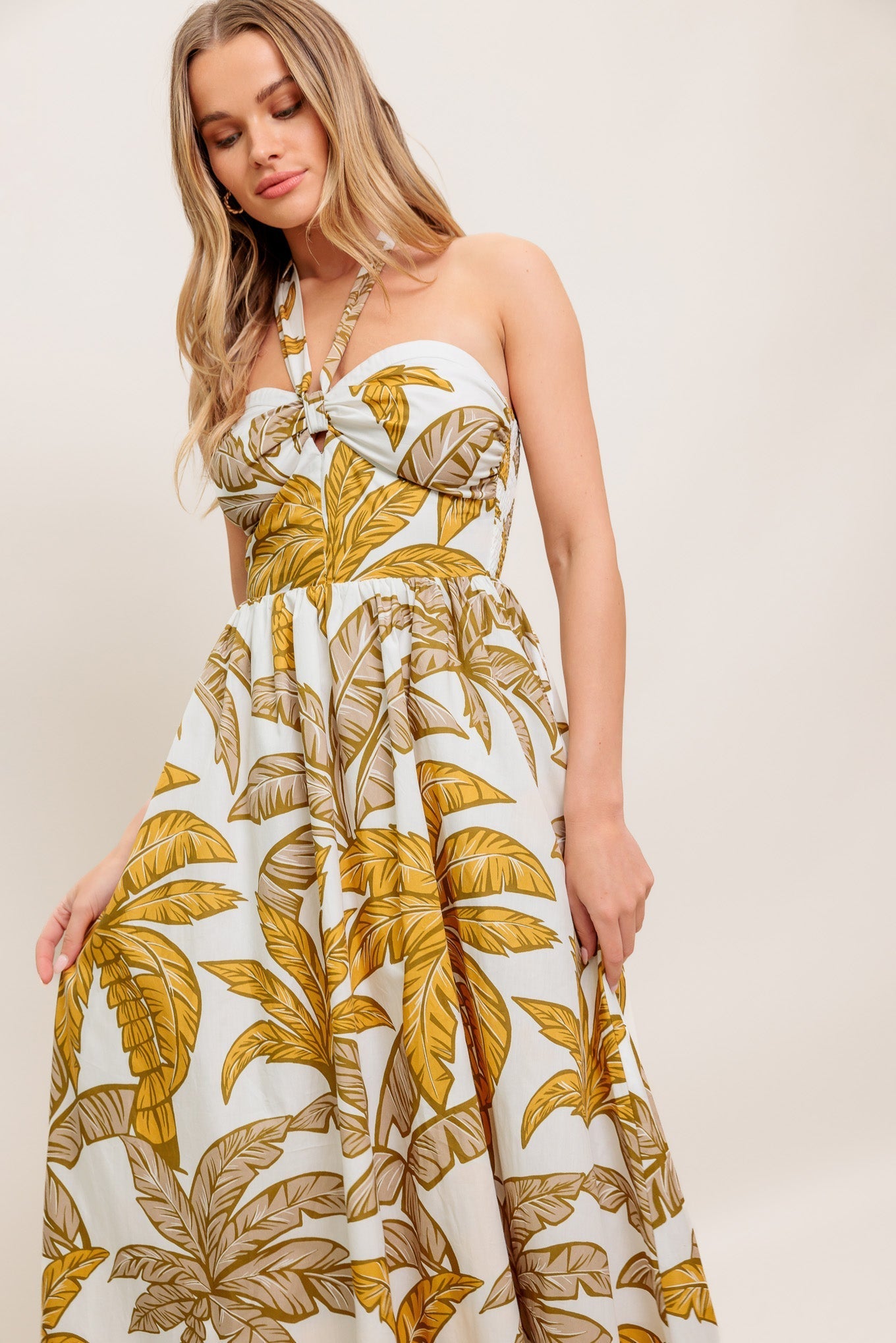 PETITE LOVE WOVEN MIDI DRESS Flying Tomato