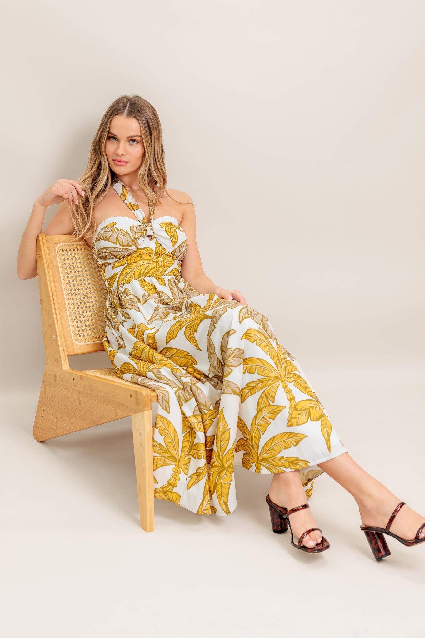 PETITE LOVE WOVEN MIDI DRESS Flying Tomato