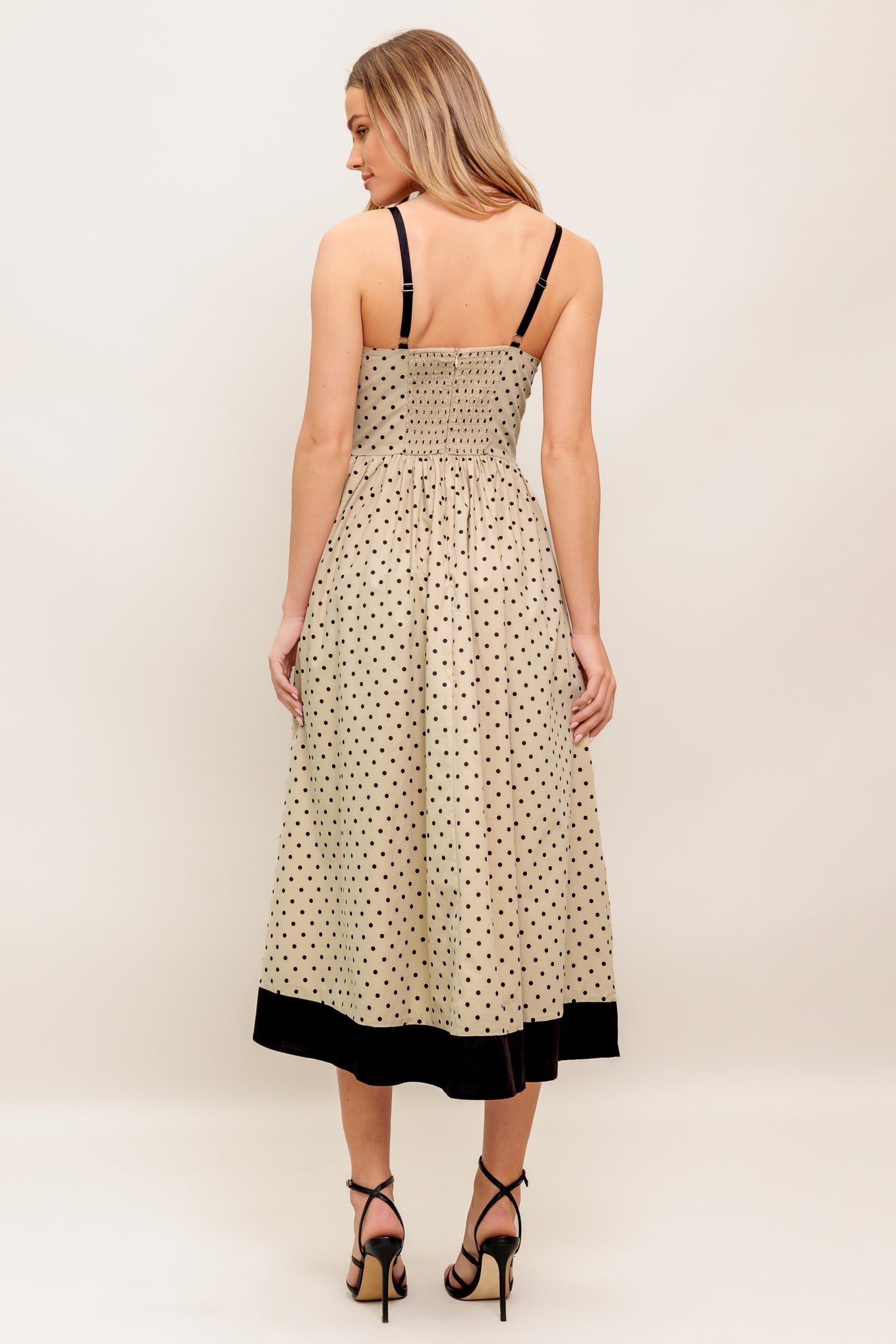 POLKA PASSION WOVEN MAXI DRESS Flying Tomato