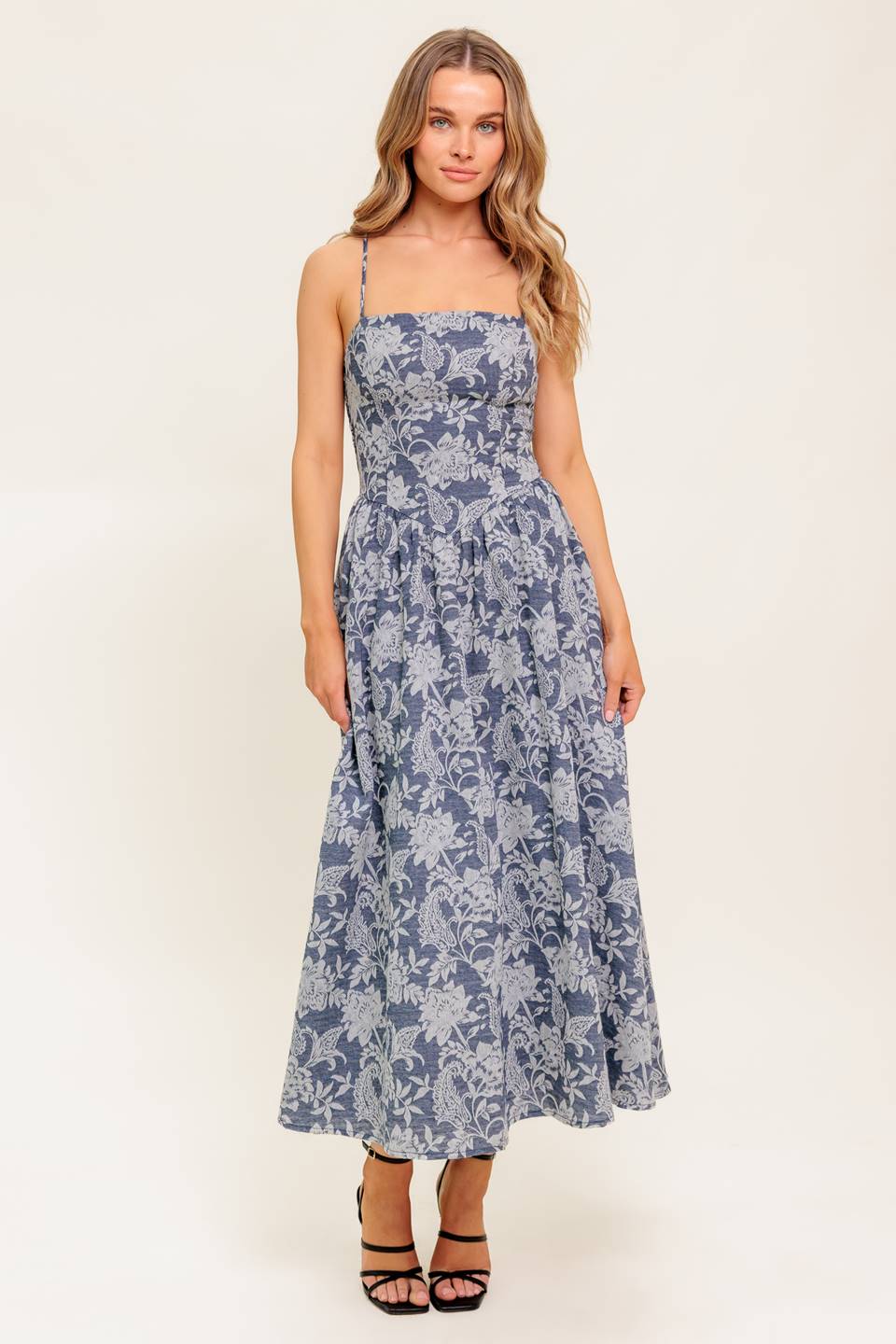 ORDINARY IS OVERRATED WOVEN MIDI DRESS Flying Tomato