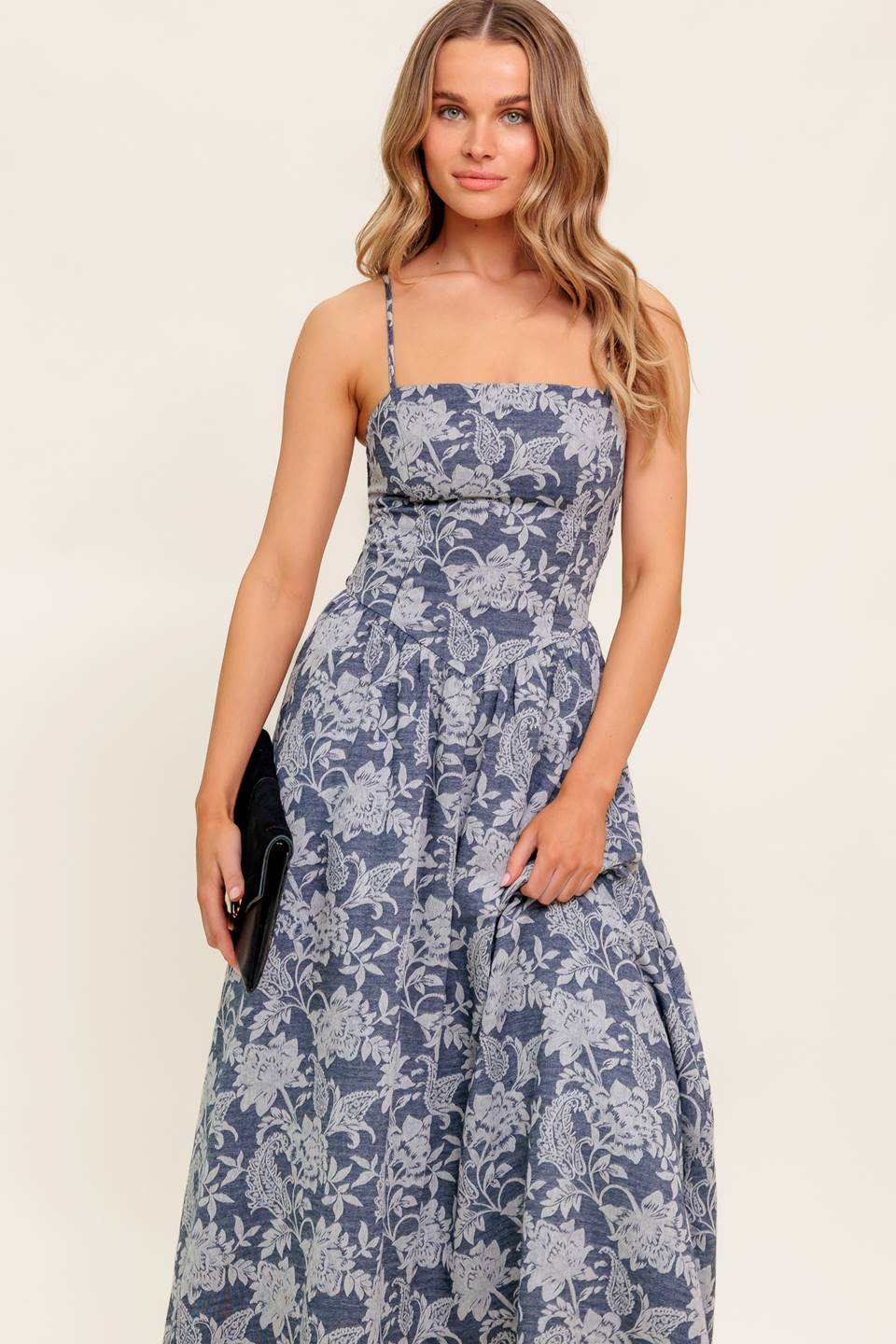 ORDINARY IS OVERRATED WOVEN MIDI DRESS Flying Tomato