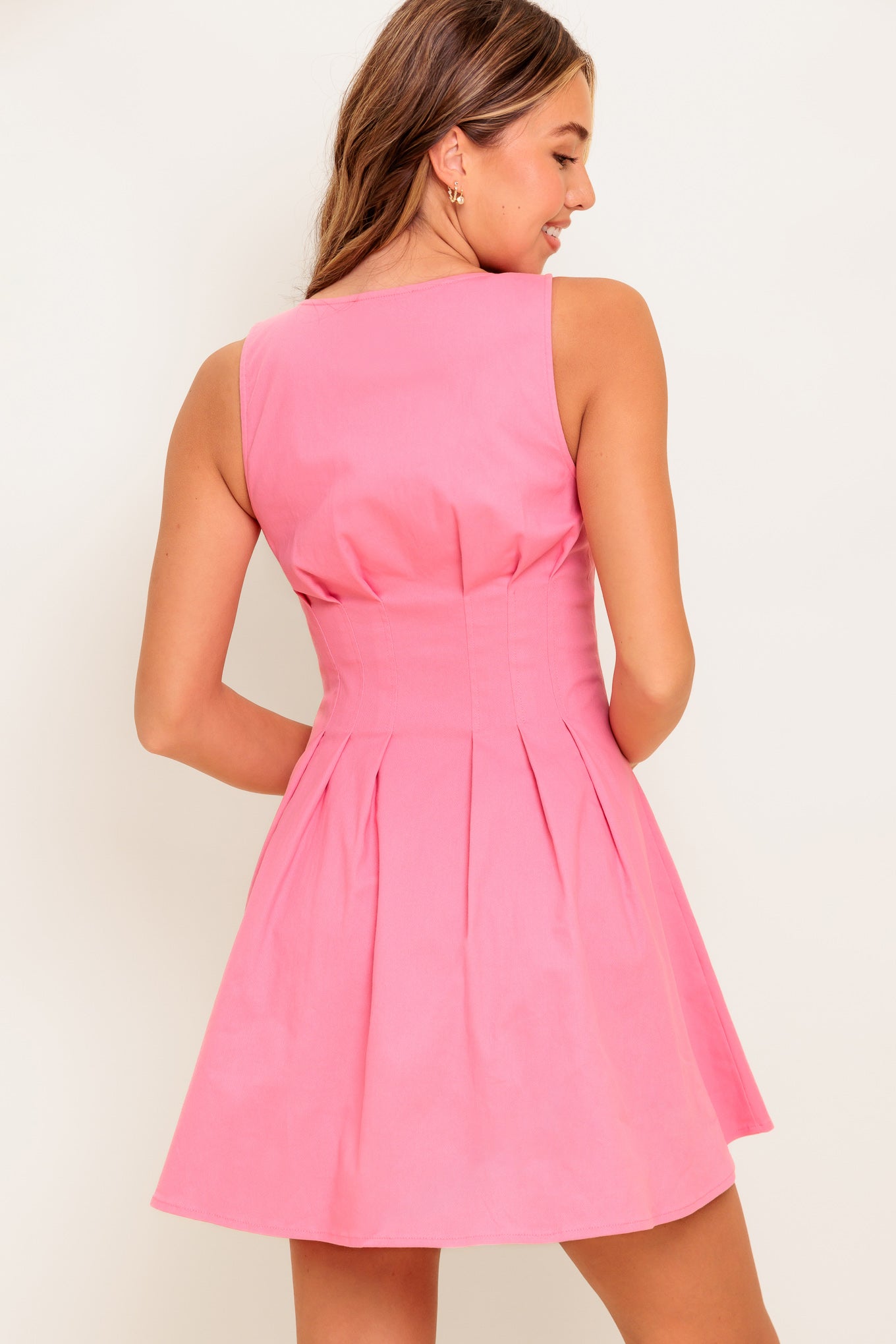COTTON CANDY DAYS WOVEN MINI DRESS Flying Tomato