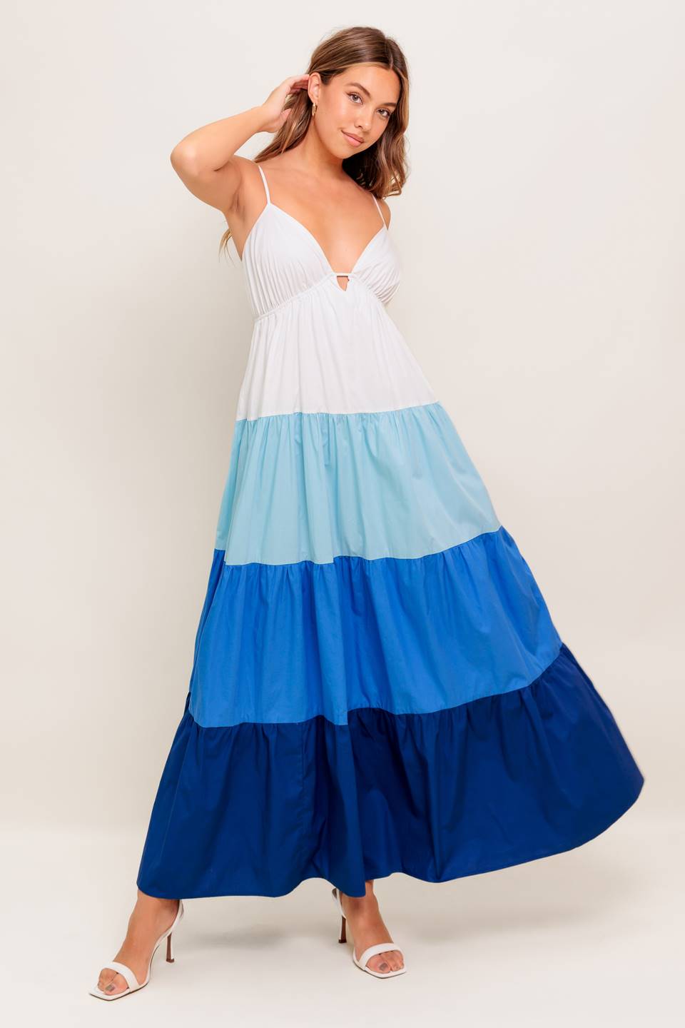 CRUISE MODE WOVEN MIDI DRESS Flying Tomato