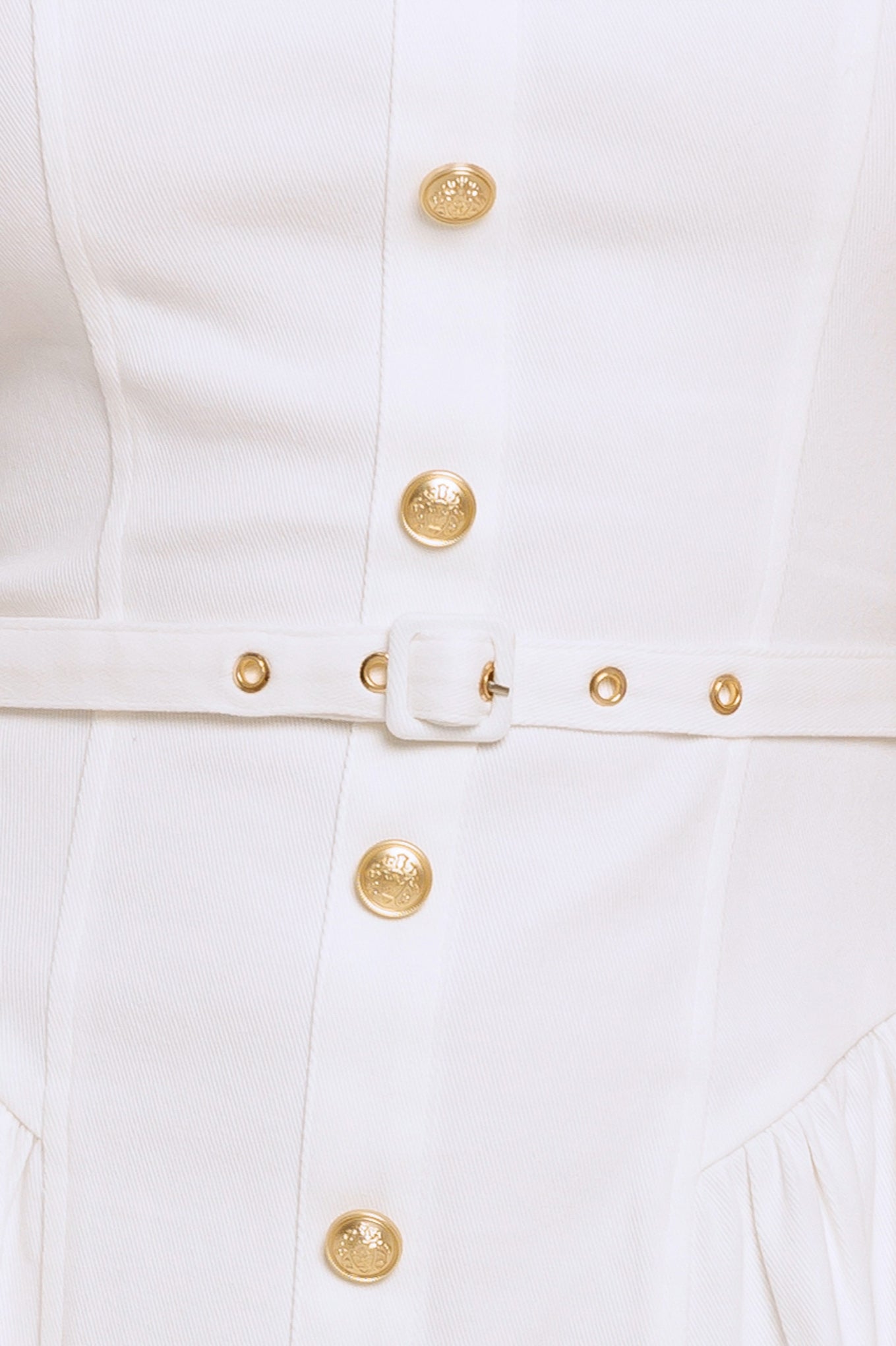 Emerald Green Woven Mini Dress With Square Neck Belted Front Button Down Flying Tomato