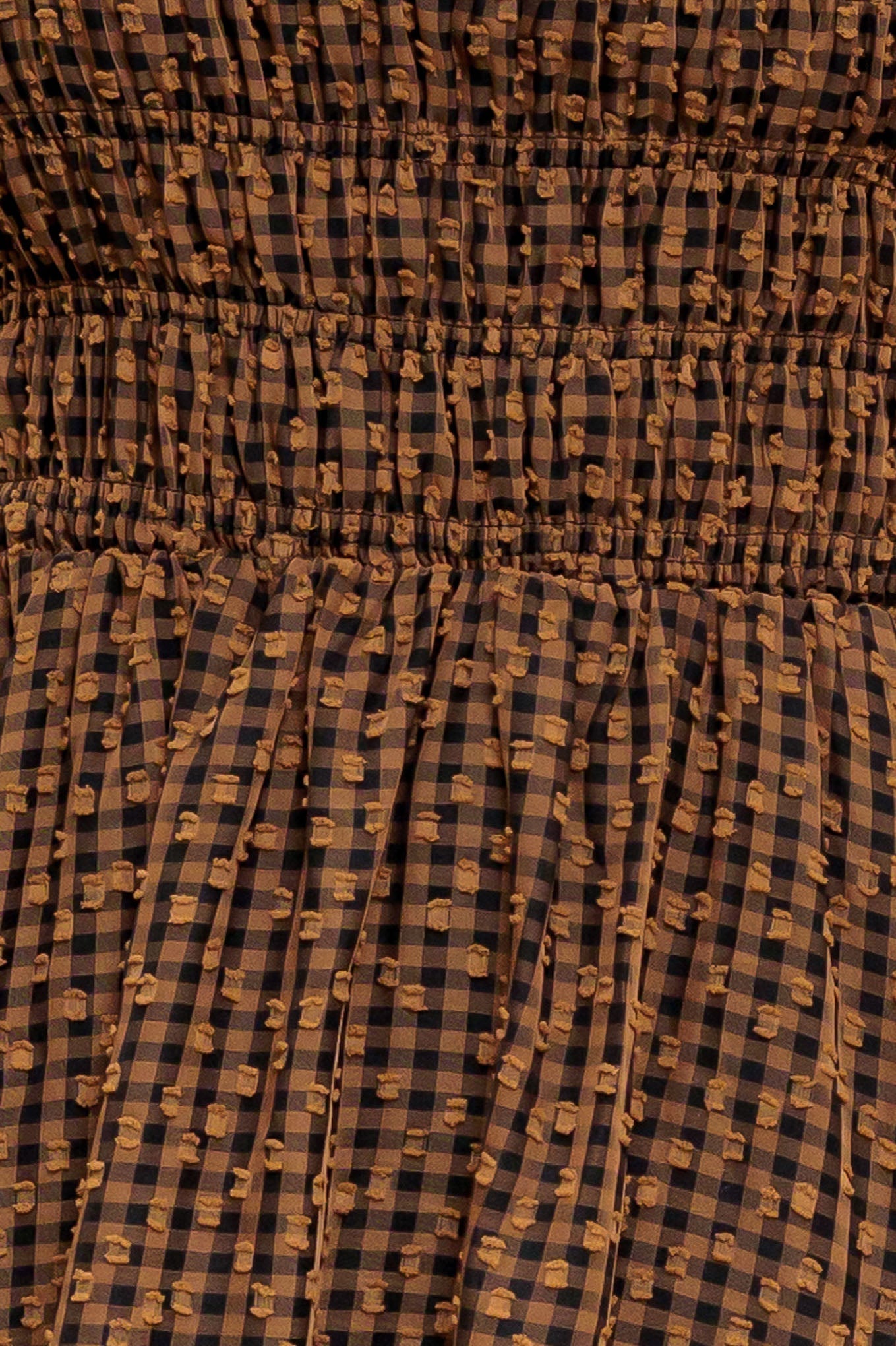 CHECKED DAYDREAM WOVEN MIDI DRESS Flying Tomato