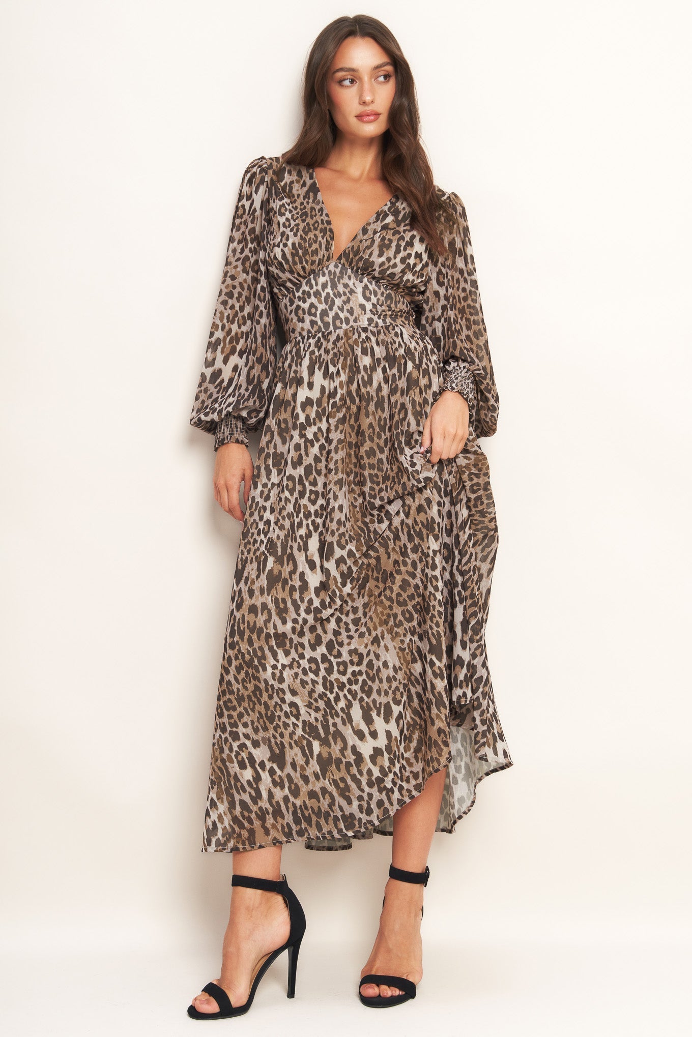 DESERT WALTZ WOVEN MIDI DRESS Flying Tomato