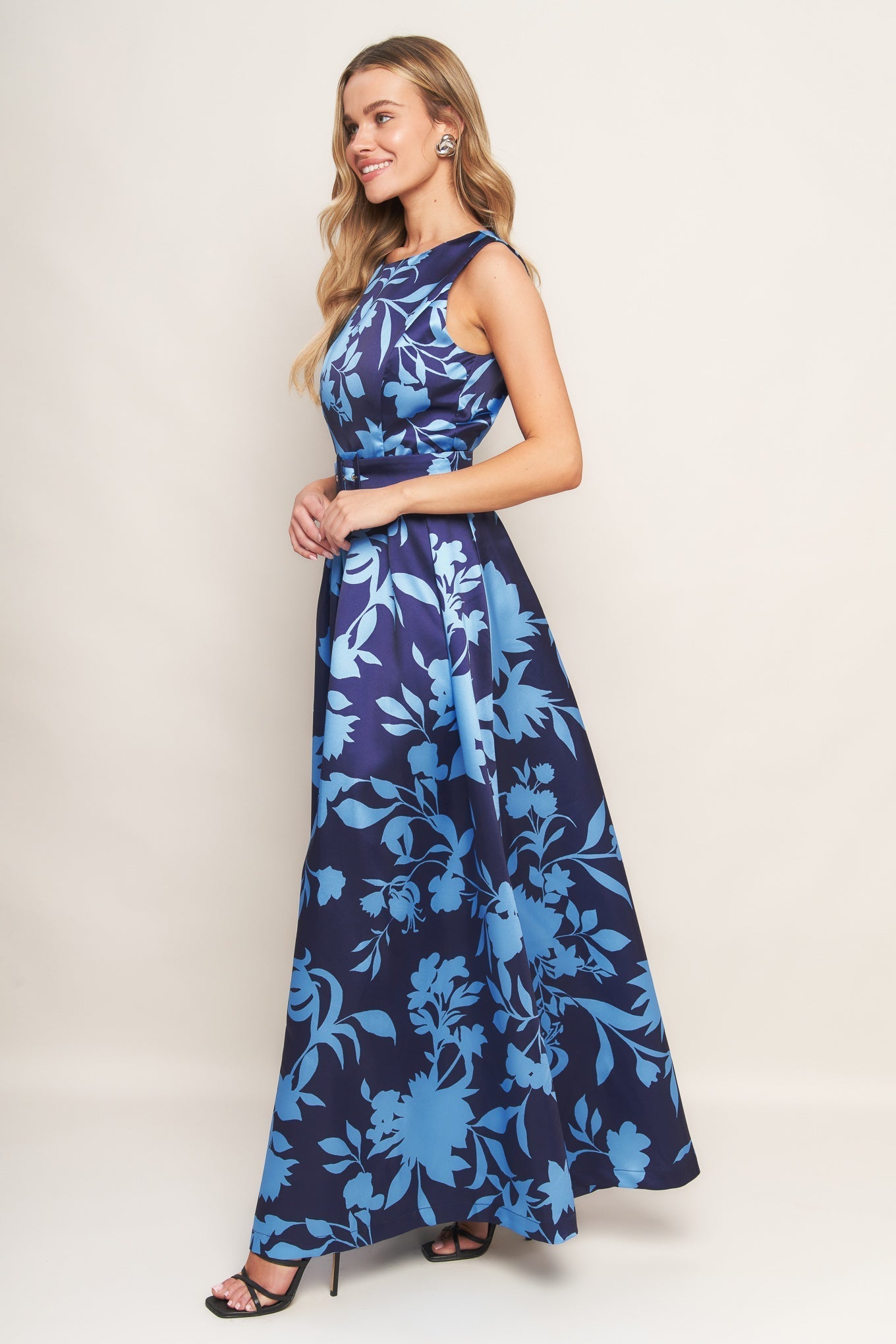 SAPPHIRE FANTASY WOVEN MAXI DRESS Flying Tomato