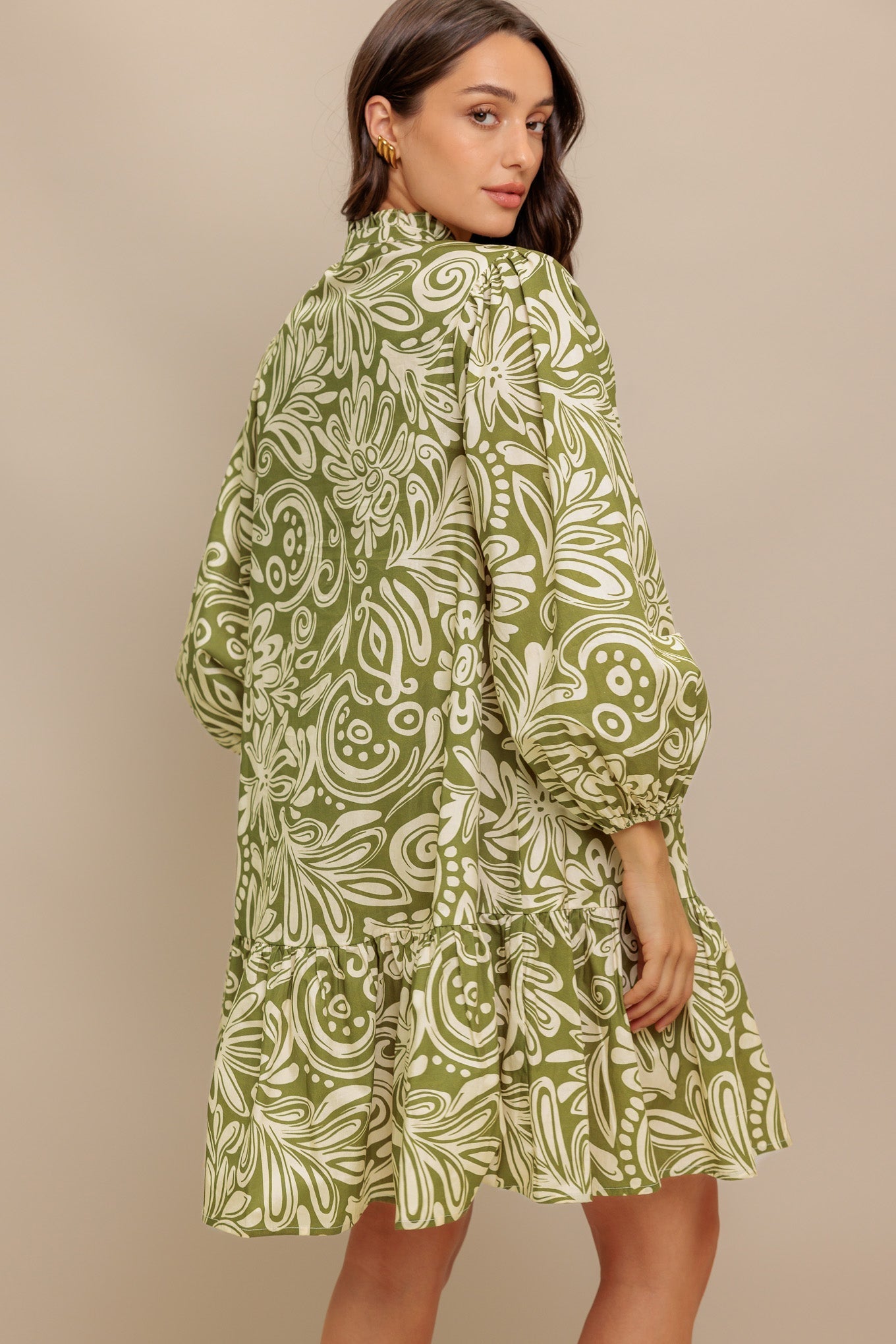 FLORENCE FLAIR WOVEN MINI DRESS Flying Tomato