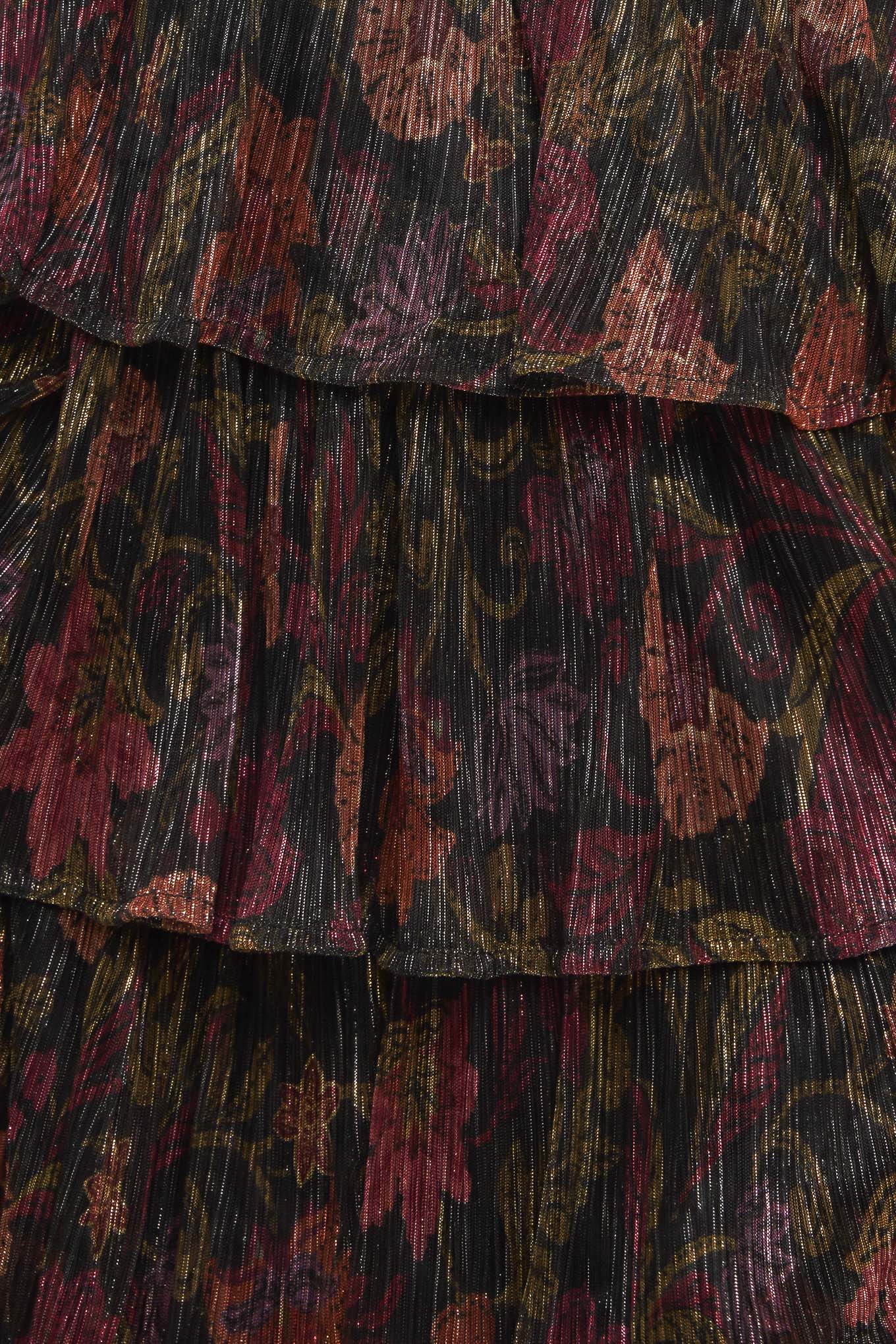 DARK ROMANCE WOVEN MAXI DRESS Flying Tomato