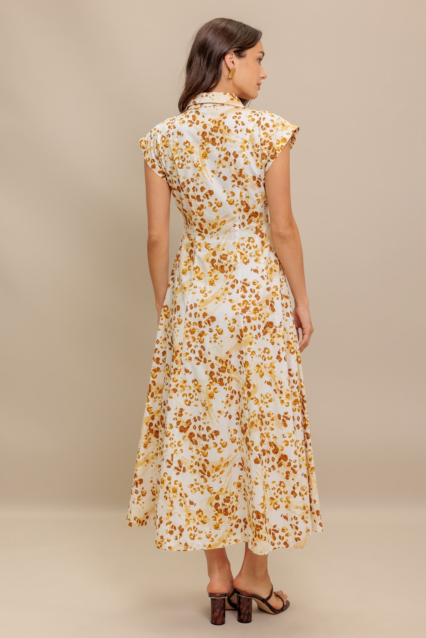 BUTTERCUP KISS WOVEN MIDI DRESS Flying Tomato