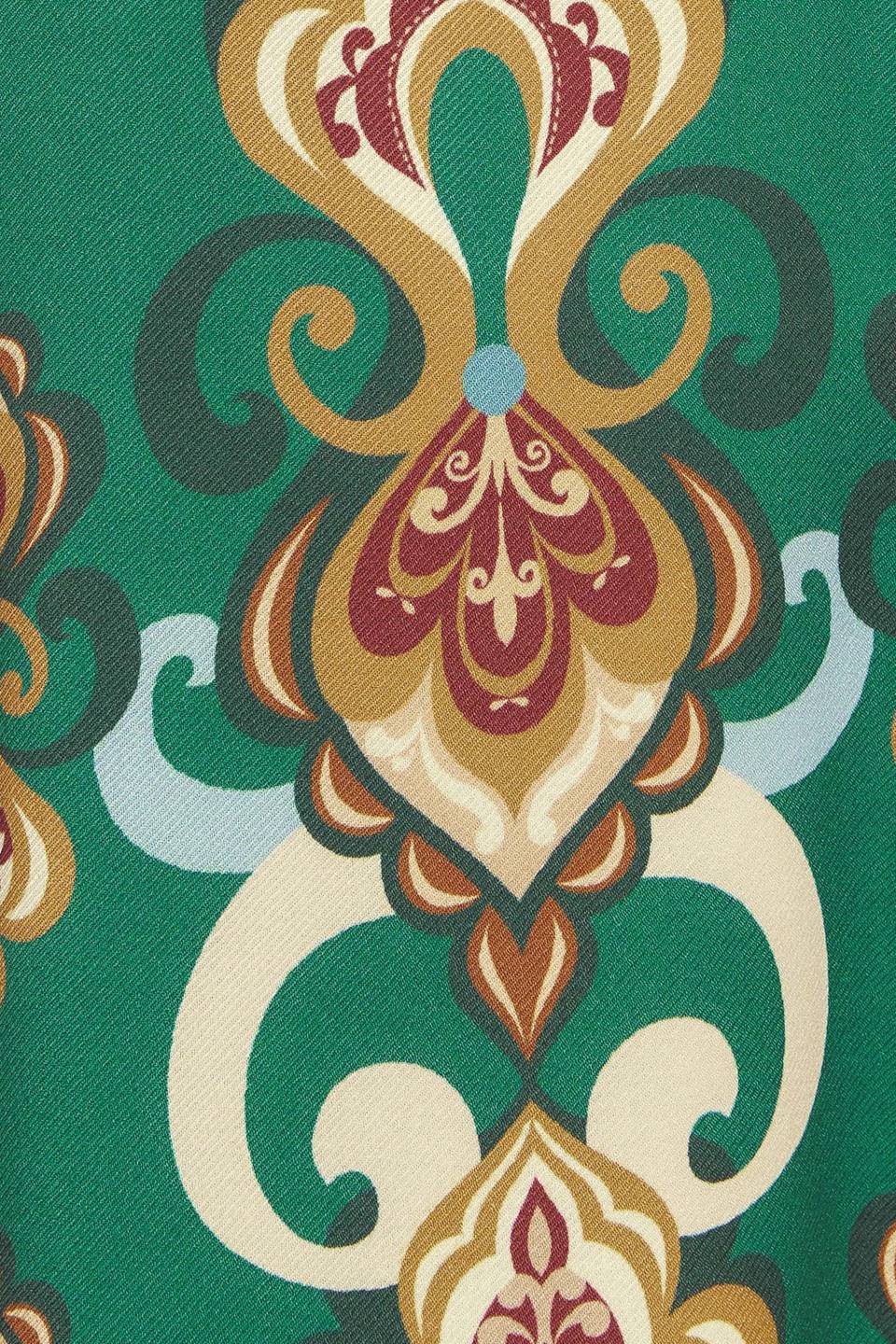 MODERN RETRO BLOOM WOVEN MIDI DRESS Flying Tomato