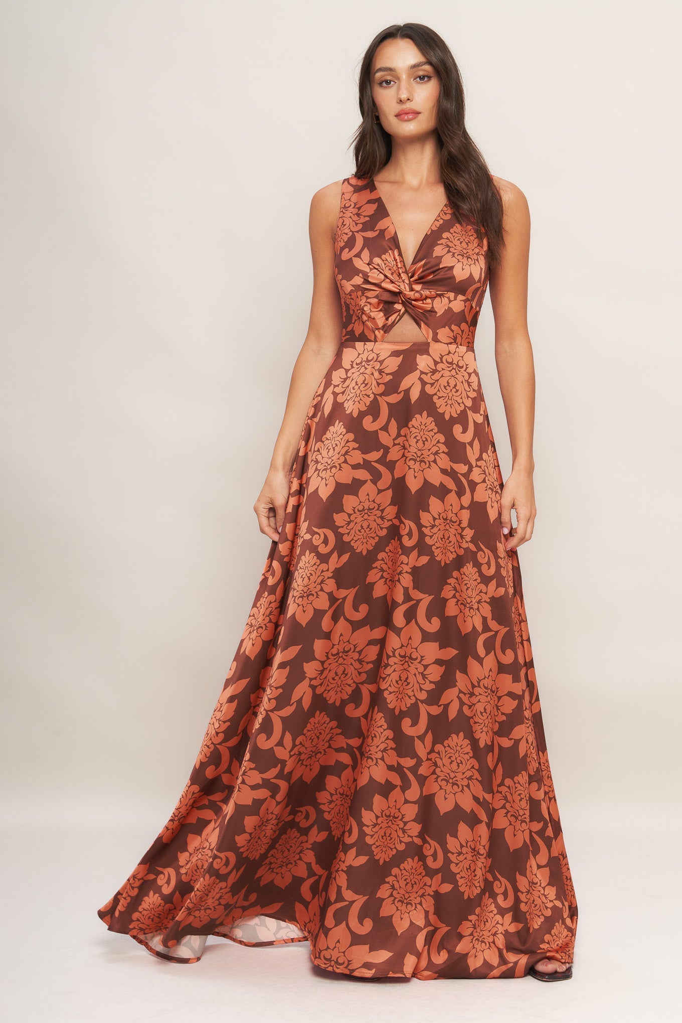 AURORA FLEUR WOVEN MAXI DRESS Flying Tomato
