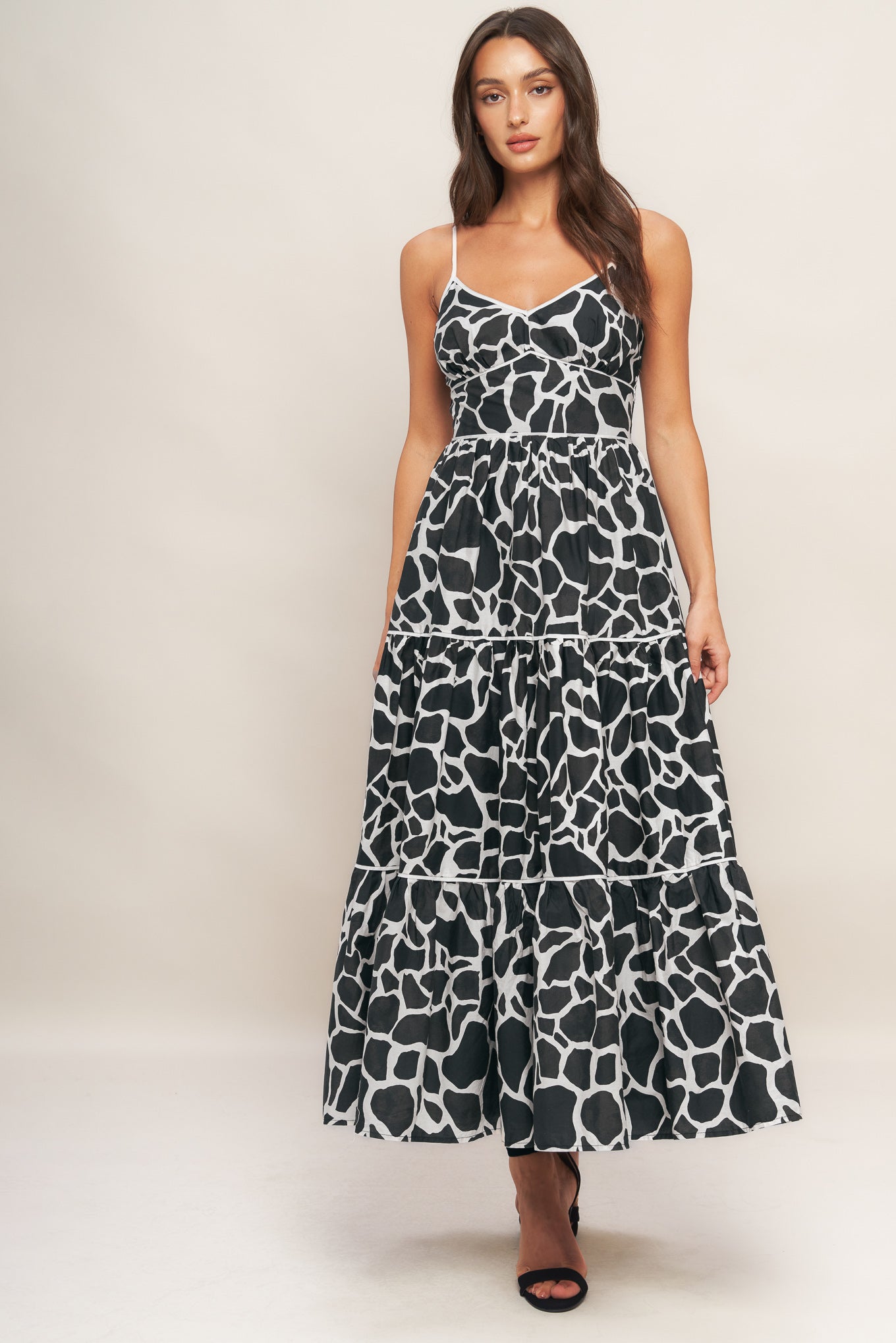 URBAN WILD WOVEN MIDI DRESS Flying Tomato