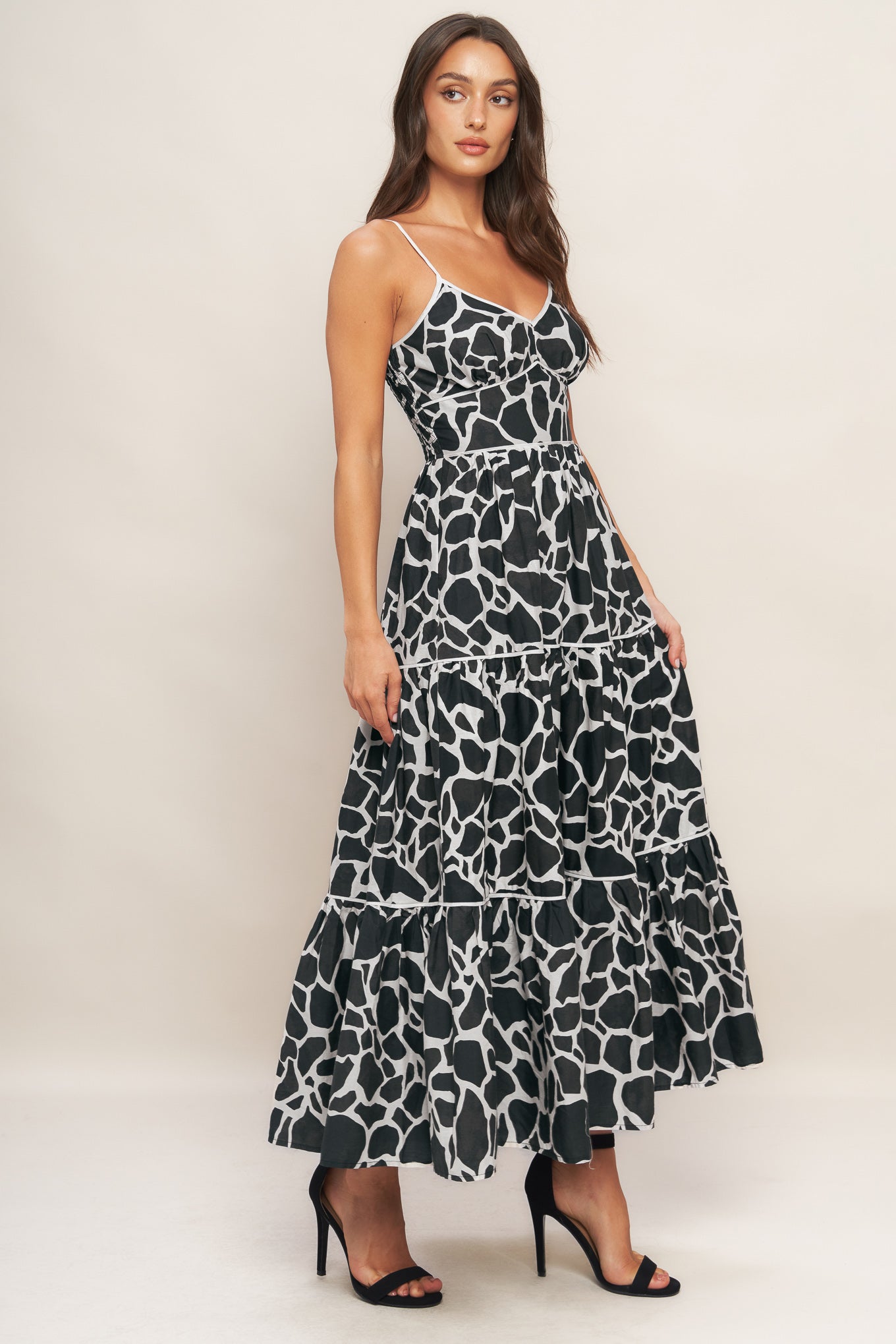 URBAN WILD WOVEN MIDI DRESS Flying Tomato