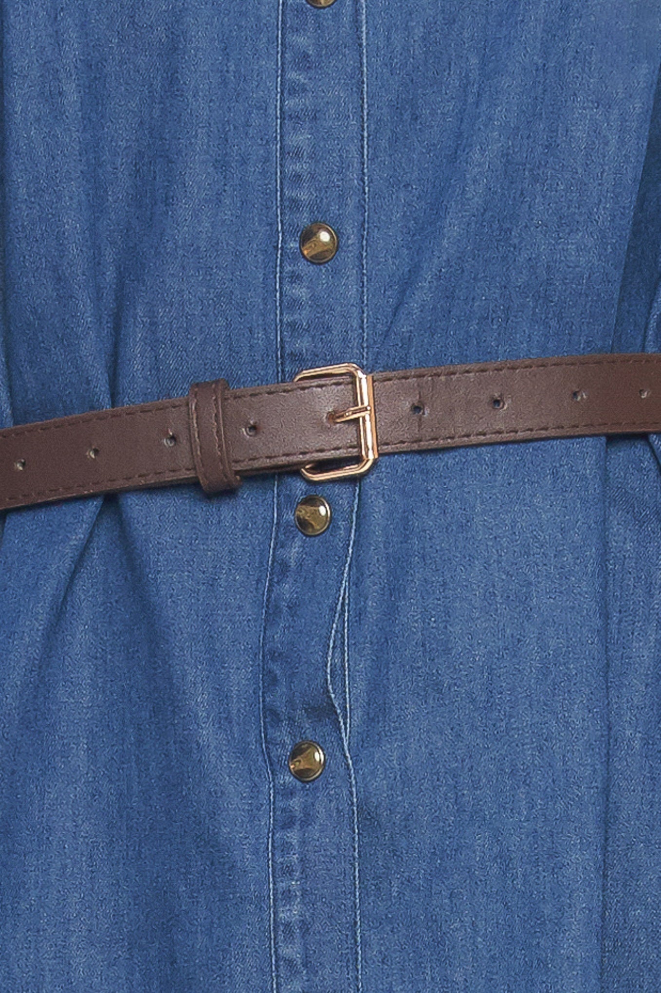 BLUEBIRD COWGIRL DENIM MINI DRESS Flying Tomato