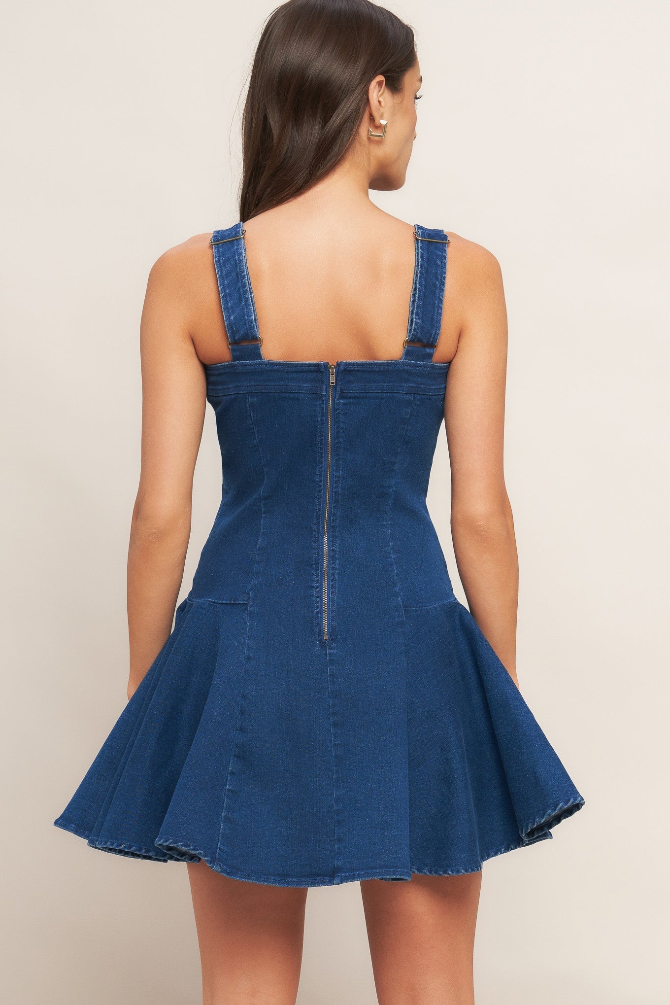 RODEO BREEZE DENIM MINI DRESS Flying Tomato