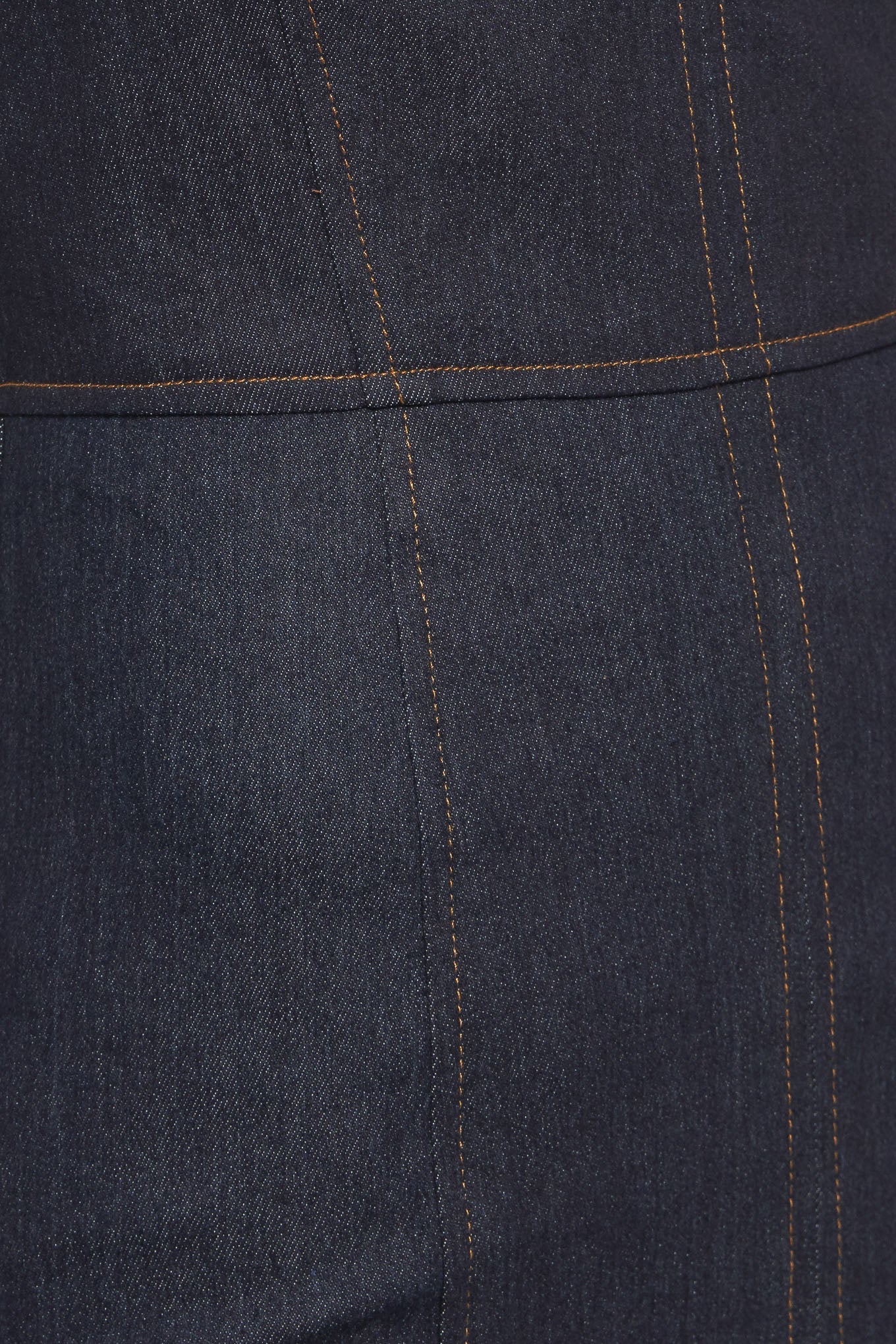 MIDNIGHT INDIGO DENIM MIDI DRESS Flying Tomato