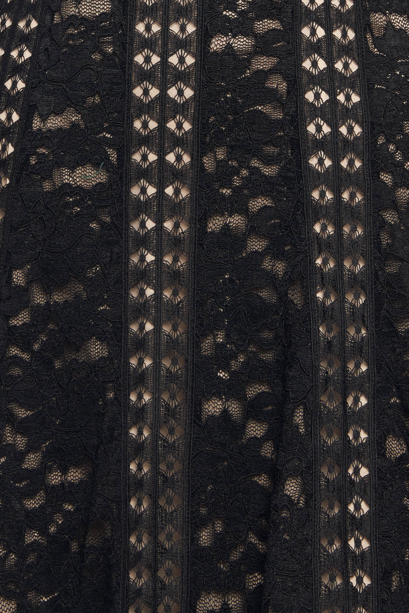 ROMANTIC NOIR NIGHTS WOVEN LACE MIDI DRESS Flying Tomato