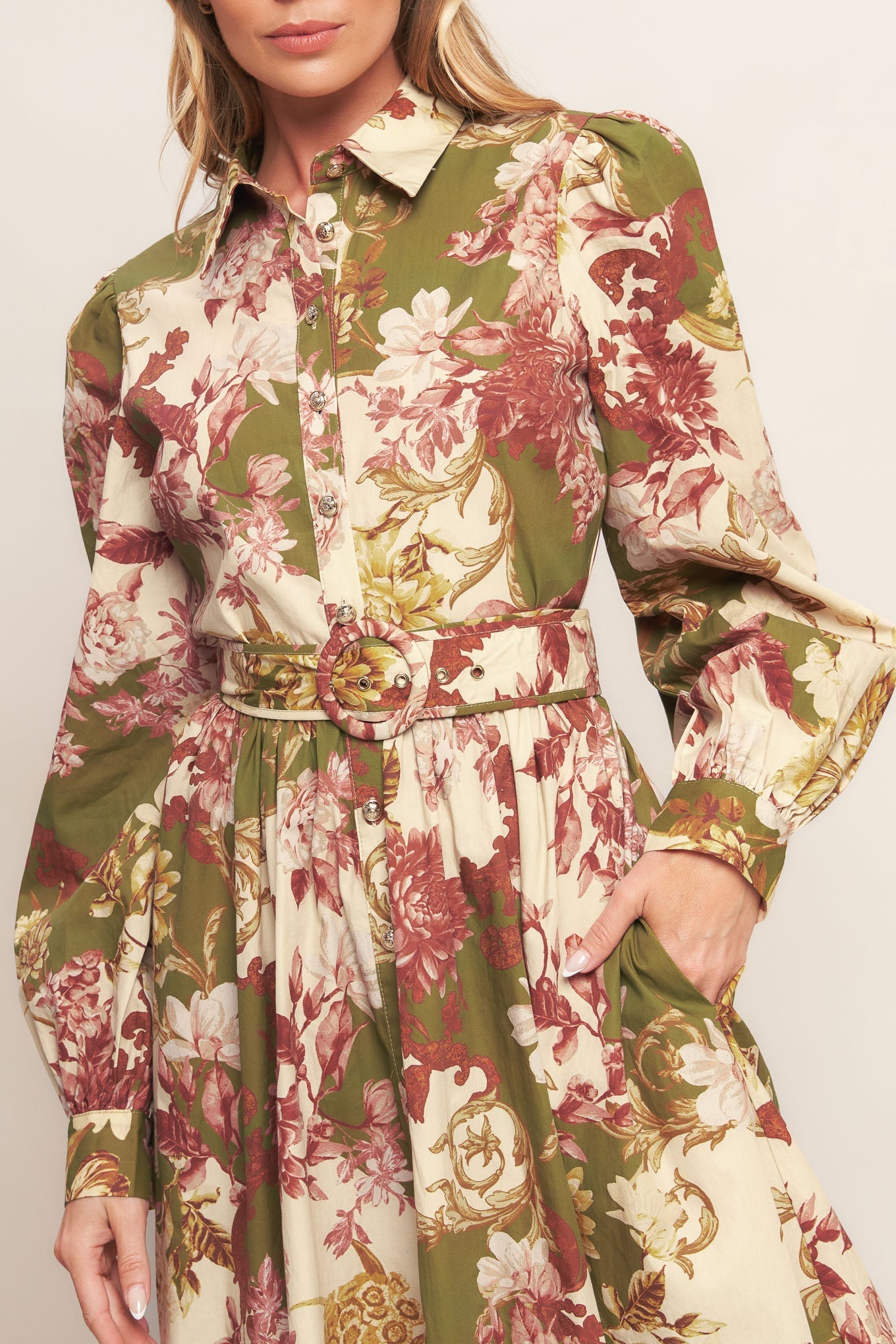 COUNTRY ROMANCE WOVEN MIDI DRESS Flying Tomato