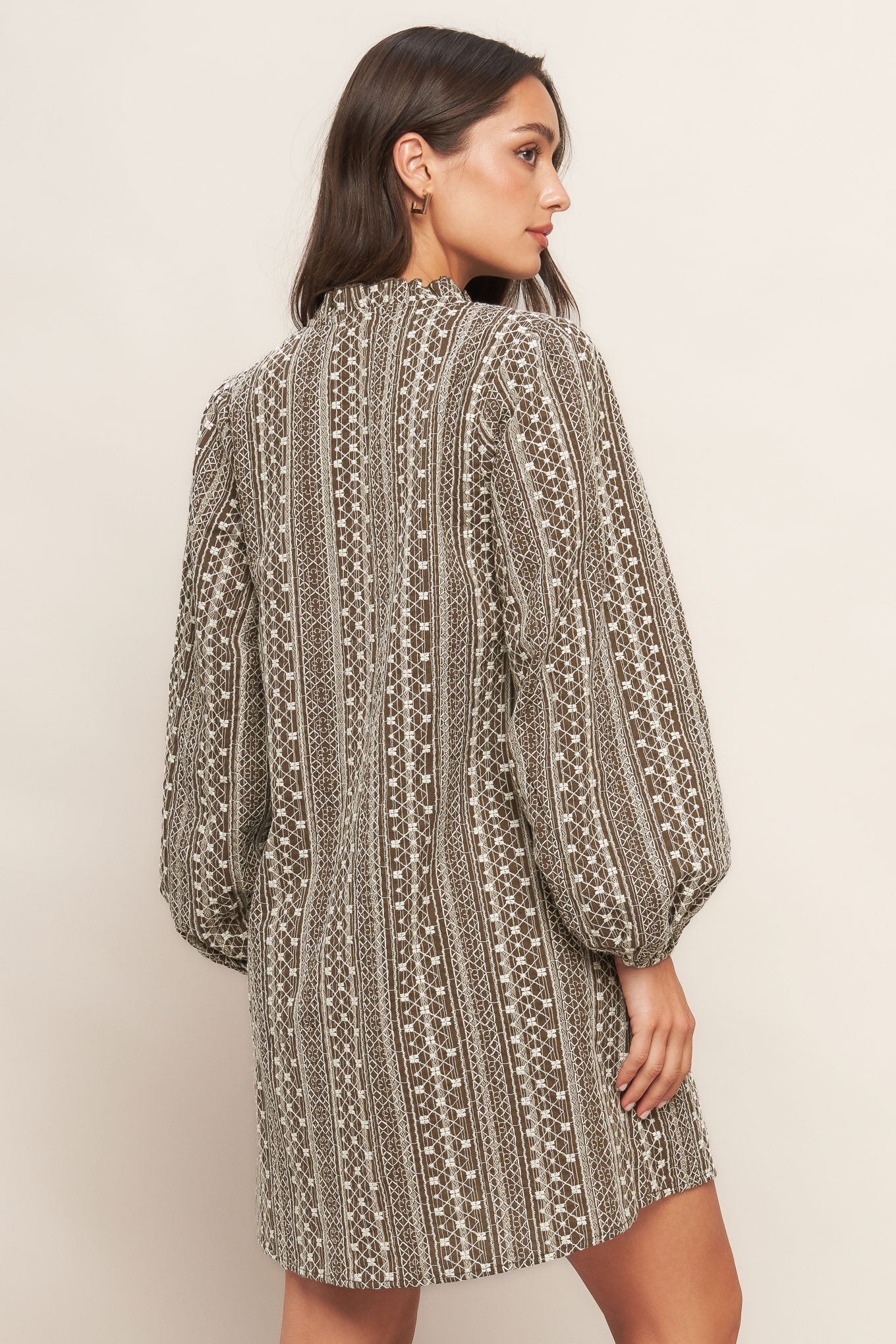 DESERT DUST WOVEN MINI DRESS Flying Tomato