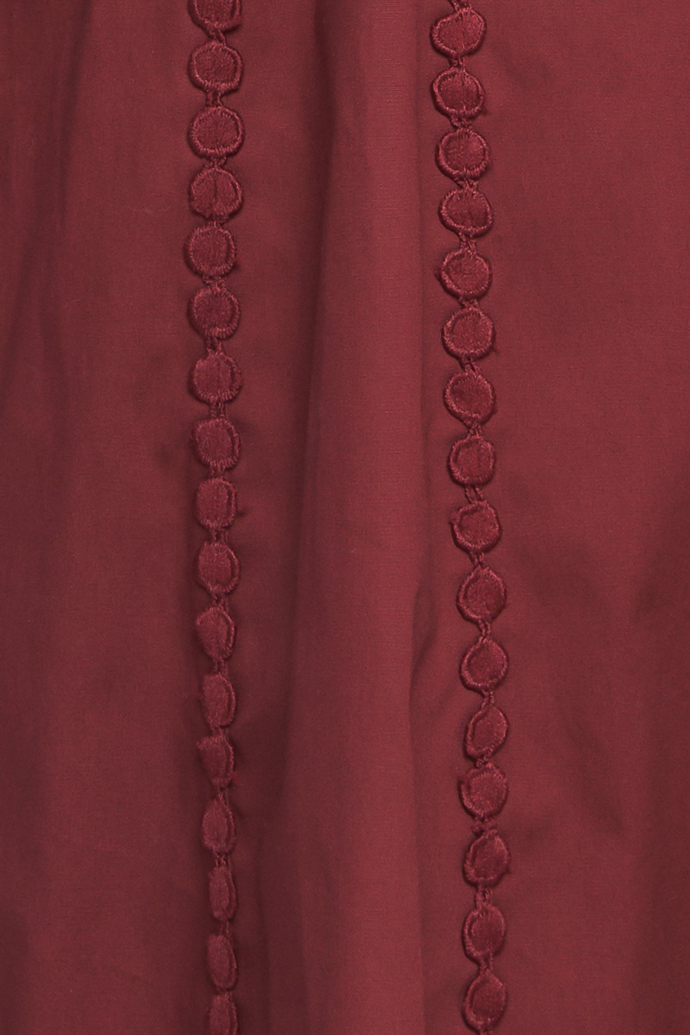 MODERN FEMME BURGUNDY WOVEN MIDI DRESS Flying Tomato