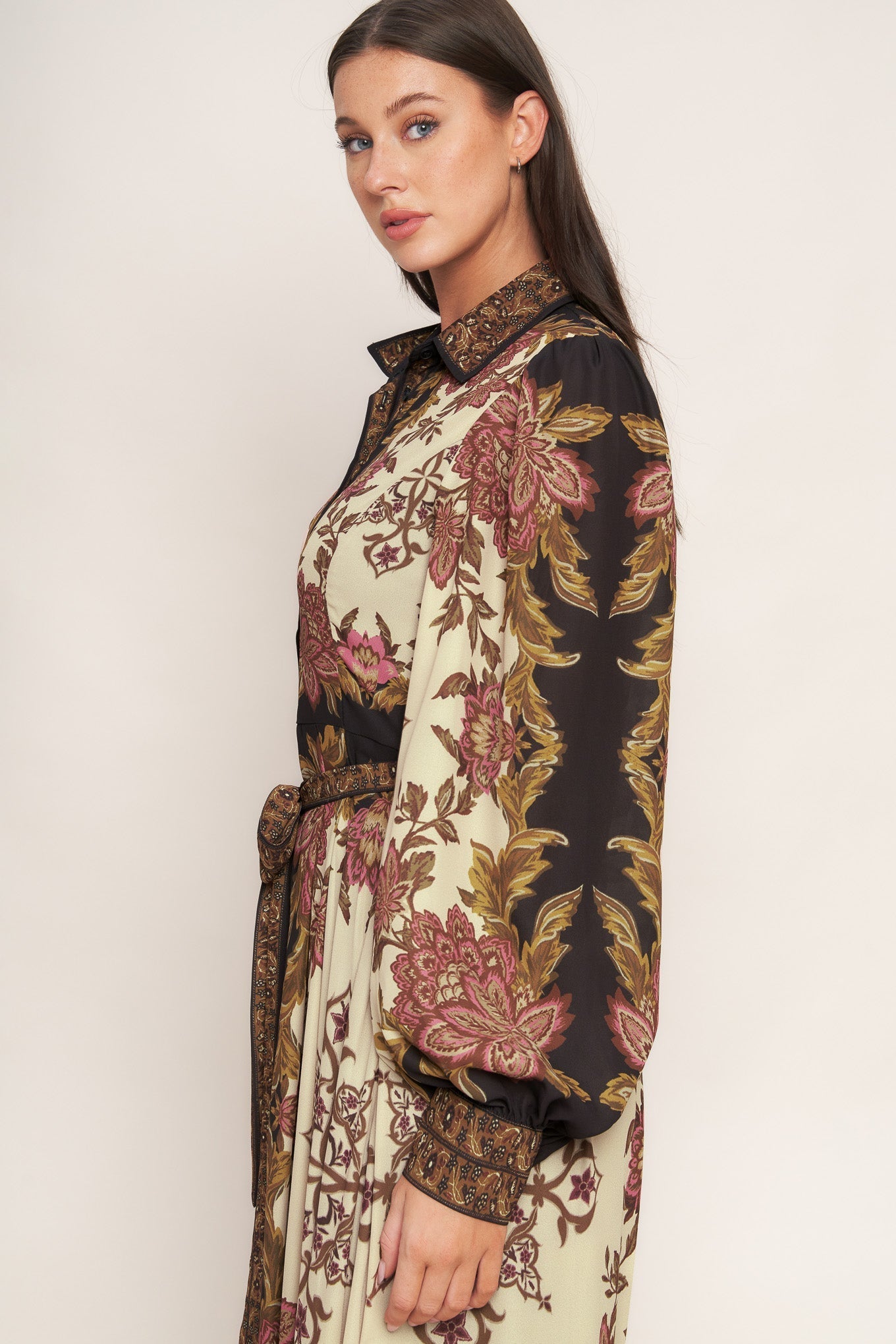 EARTHEN ROSE WOVEN MAXI DRESS Flying Tomato
