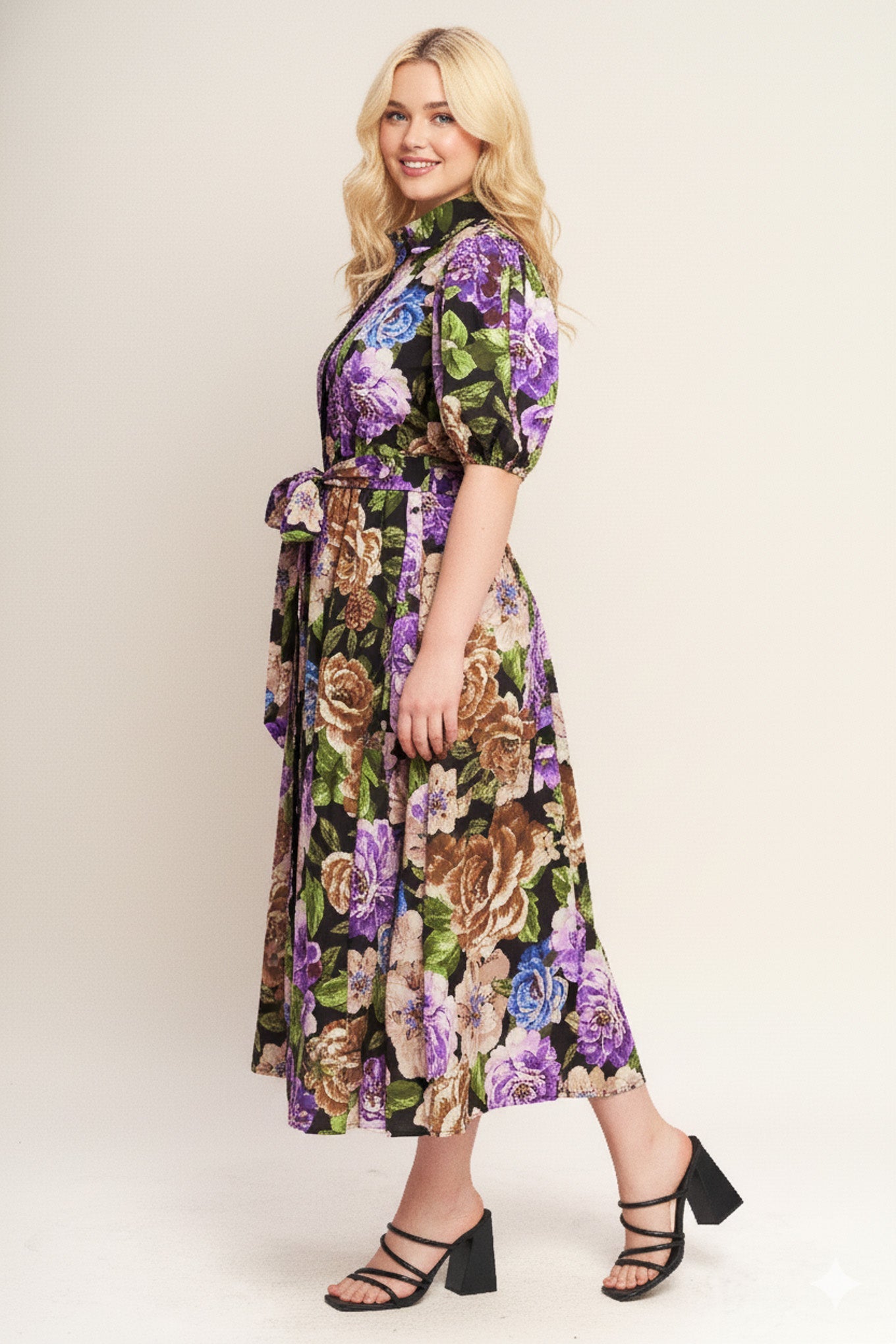 VIVID HERITAGE WOVEN MIDI DRESS Flying Tomato